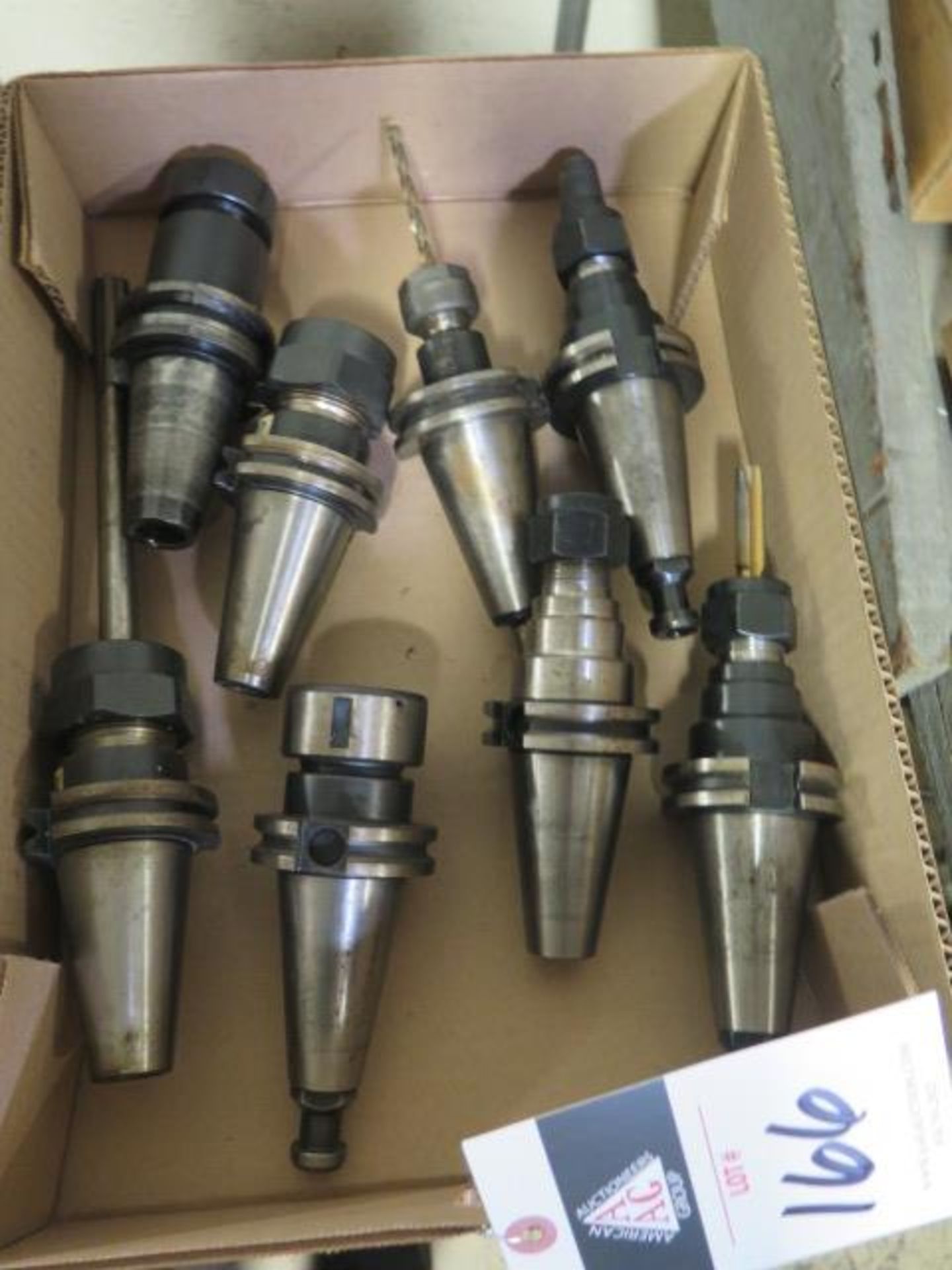 CAT-40 Taper Collet Chucks (8) (SOLD AS-IS - NO WARRANTY)