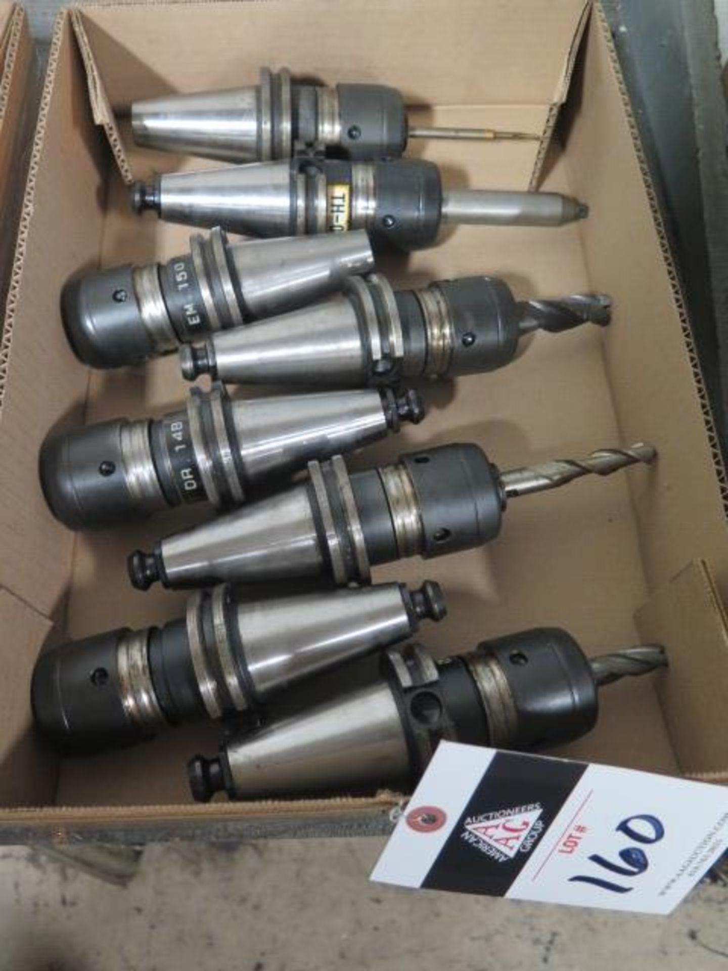 CAT-40 Taper Straight-Collet Collet Chucks (8) (SOLD AS-IS - NO WARRANTY)