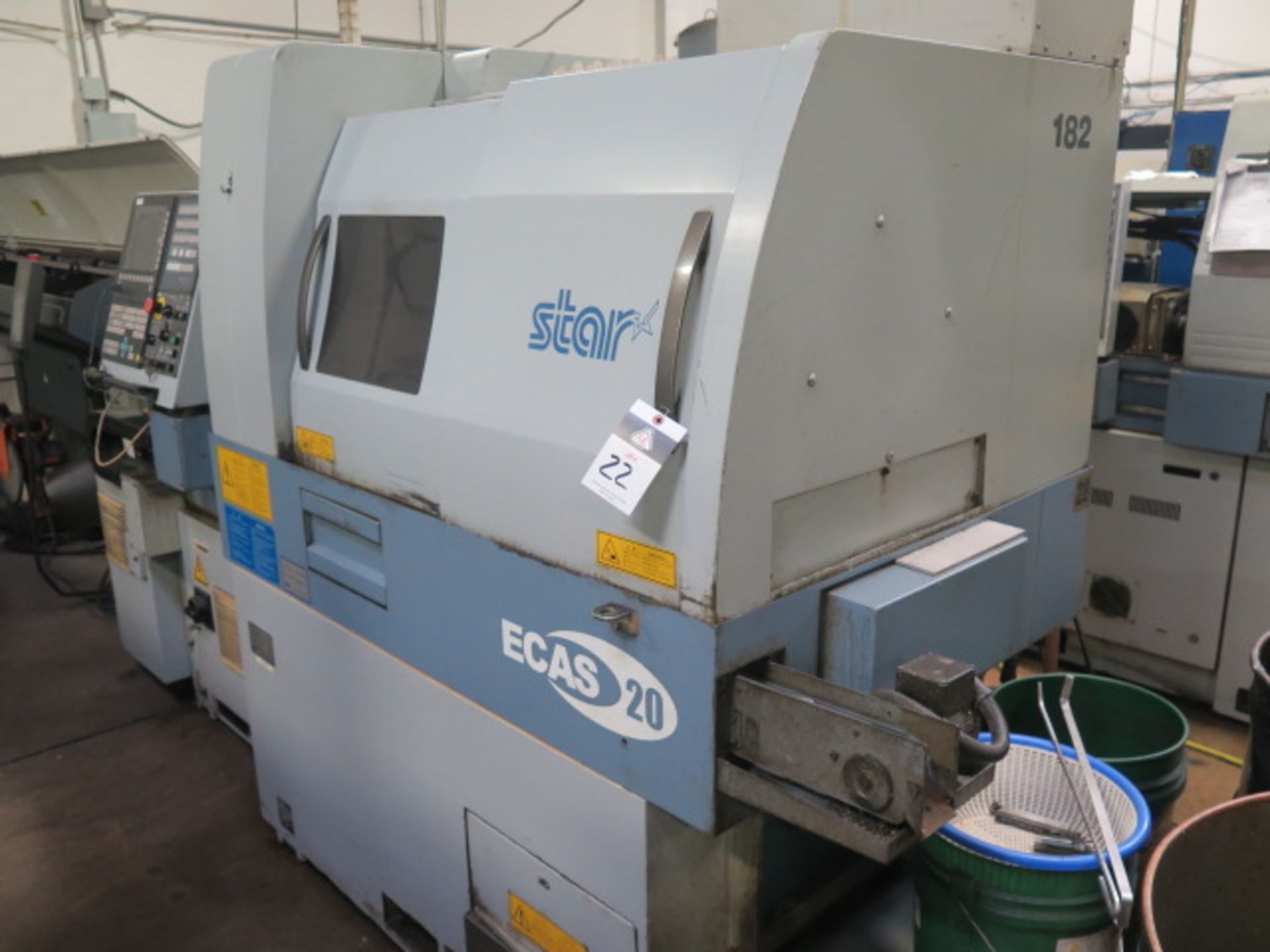 Star ECAS 20 Twin Spindle CNC Screw Machine s/n 0101(006), Siemens Controls, (6) Turning/ SOLD AS IS - Image 3 of 12