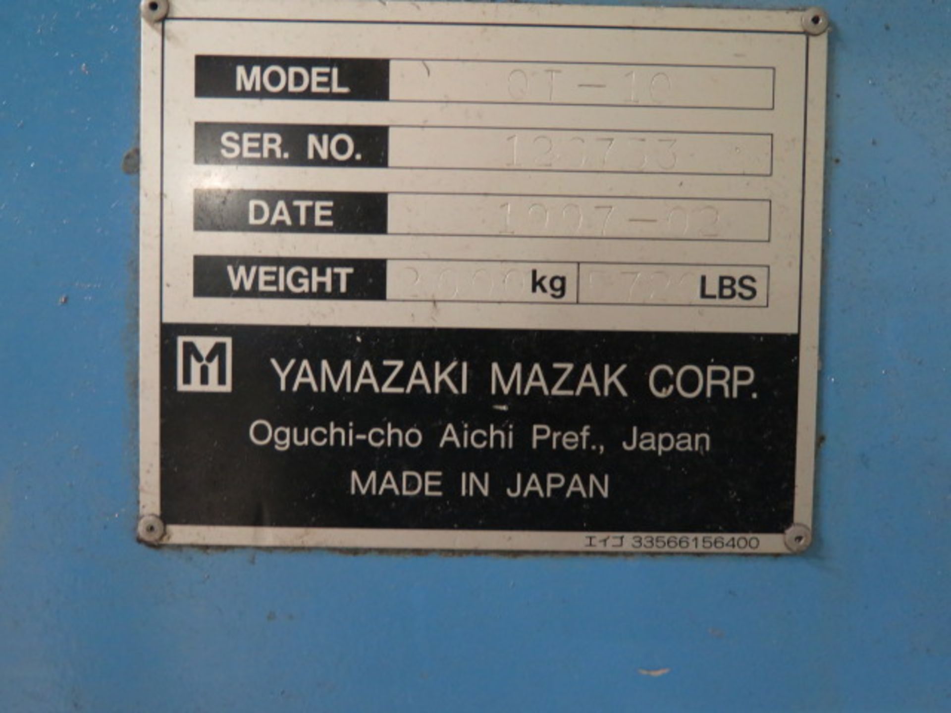 1997 Mazak Quick Turn 10 CNC Turning Center s/n 126753 w/ Mazatrol T-PLUS Controls, SOLD AS IS - Image 12 of 12