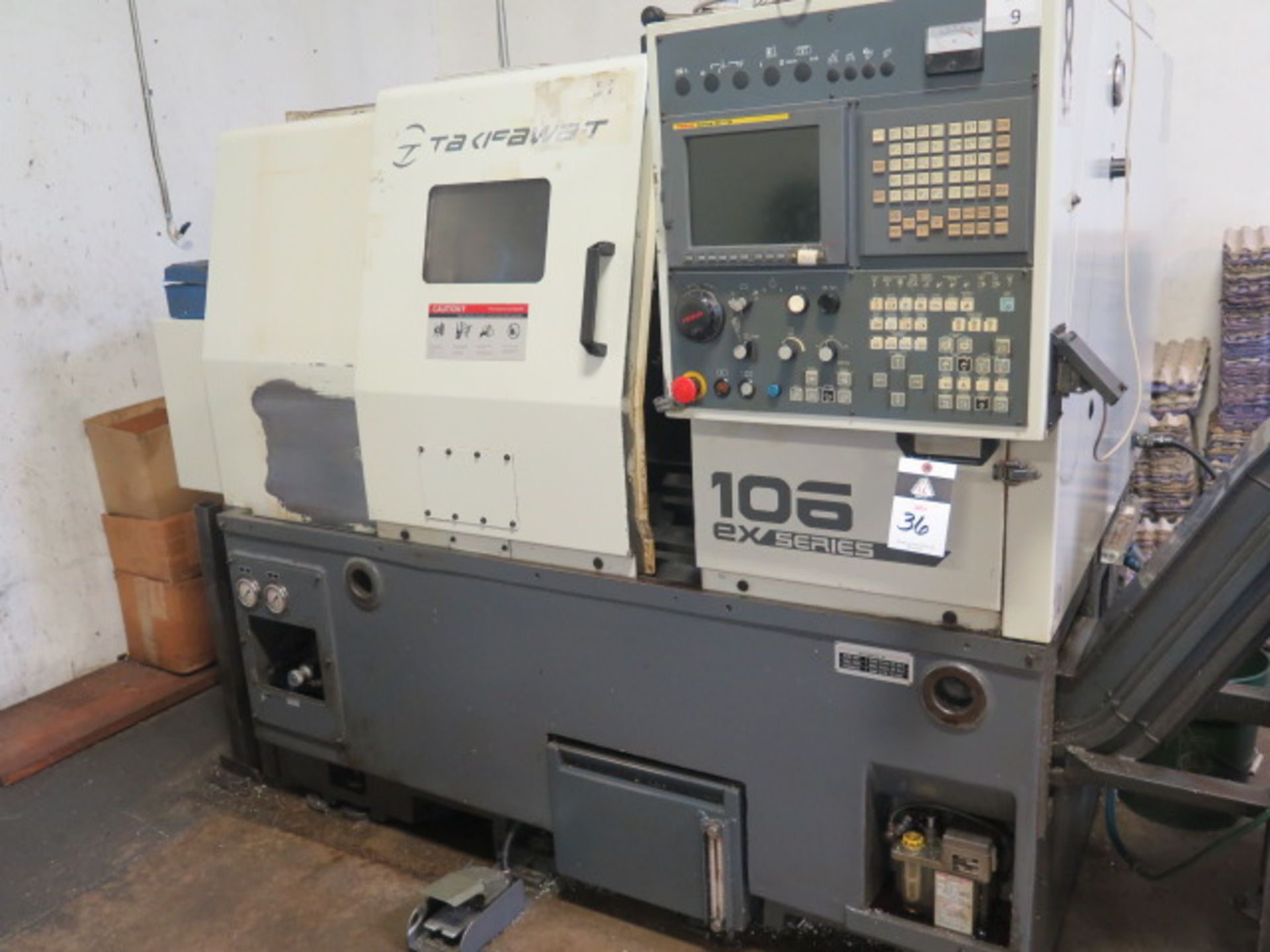 2006 Takisawa-T EX-106 CNC Turning Center s/n CG05E61077 w/ Fanuc Series 21i-TB Controls, SOLD AS IS - Image 2 of 12