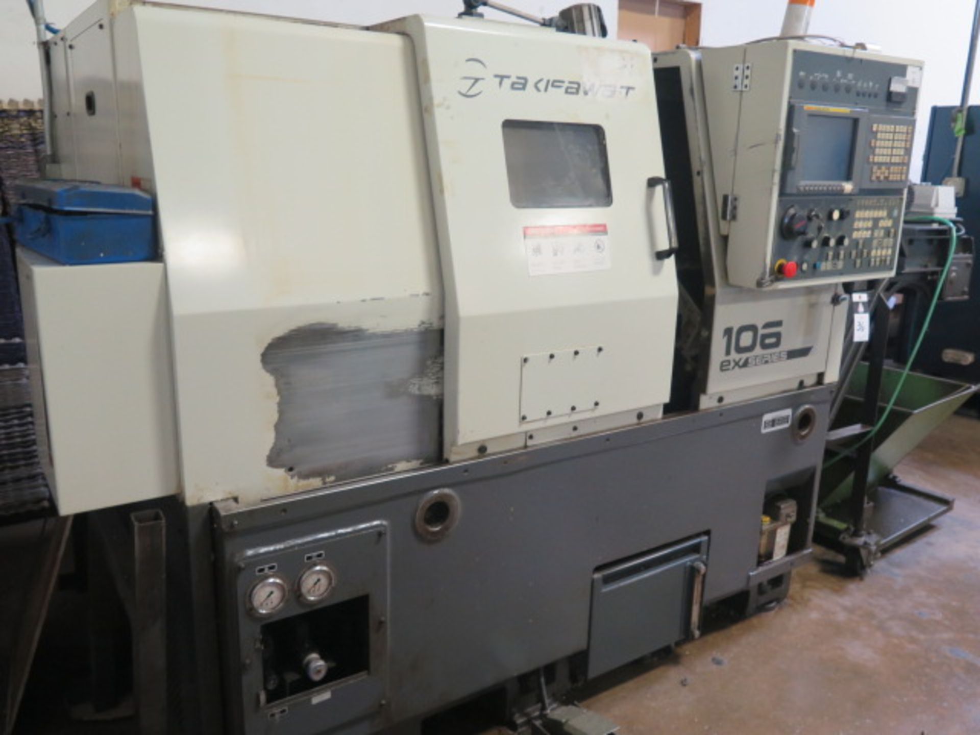 2006 Takisawa-T EX-106 CNC Turning Center s/n CG05E61077 w/ Fanuc Series 21i-TB Controls, SOLD AS IS - Image 3 of 12