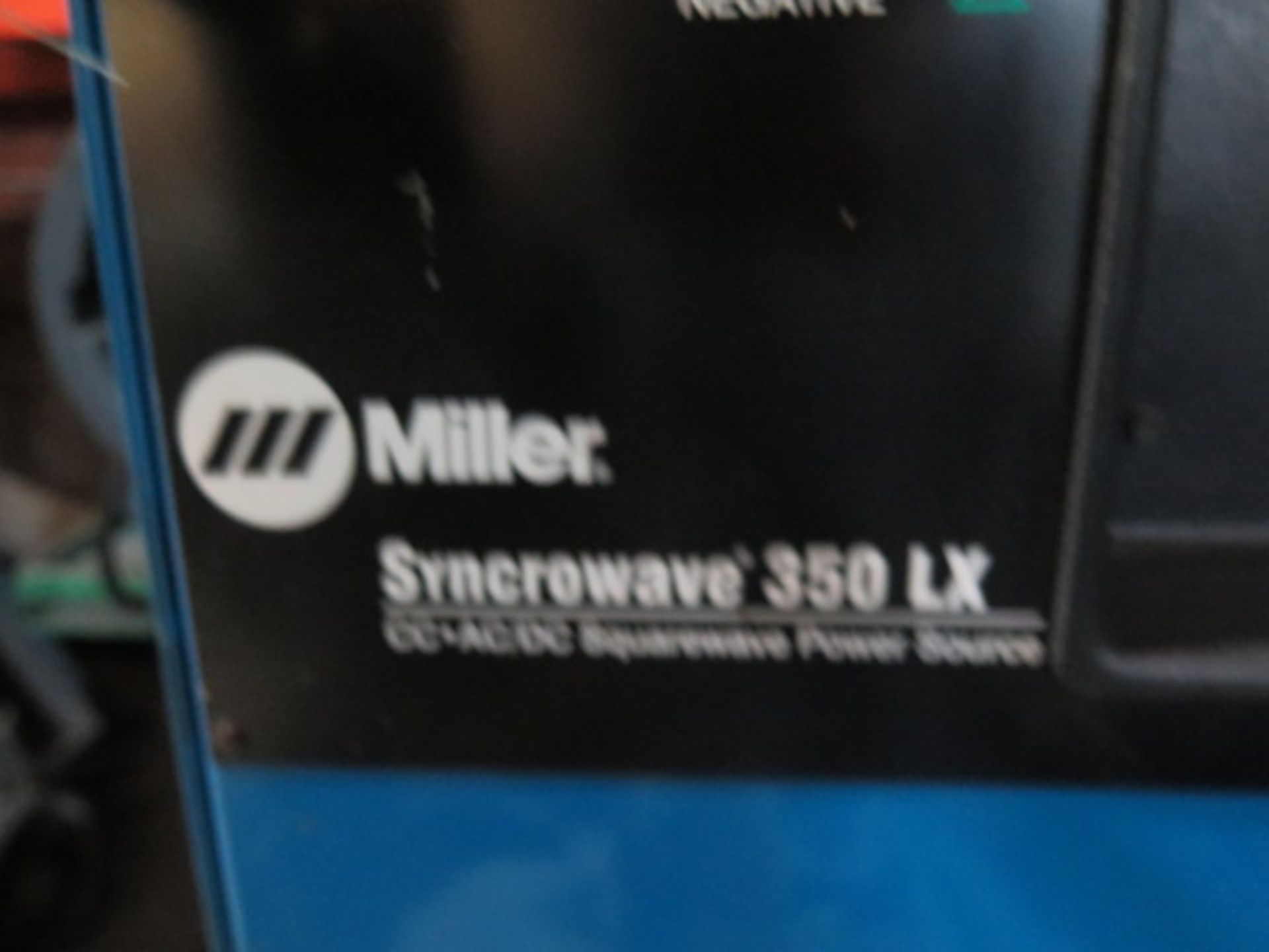 Miller Syncrowave 350LX CC-AC/DC Squarewave Power Source s/n LC096100 w/ Miller Coolmae, SOLD AS IS - Image 7 of 7