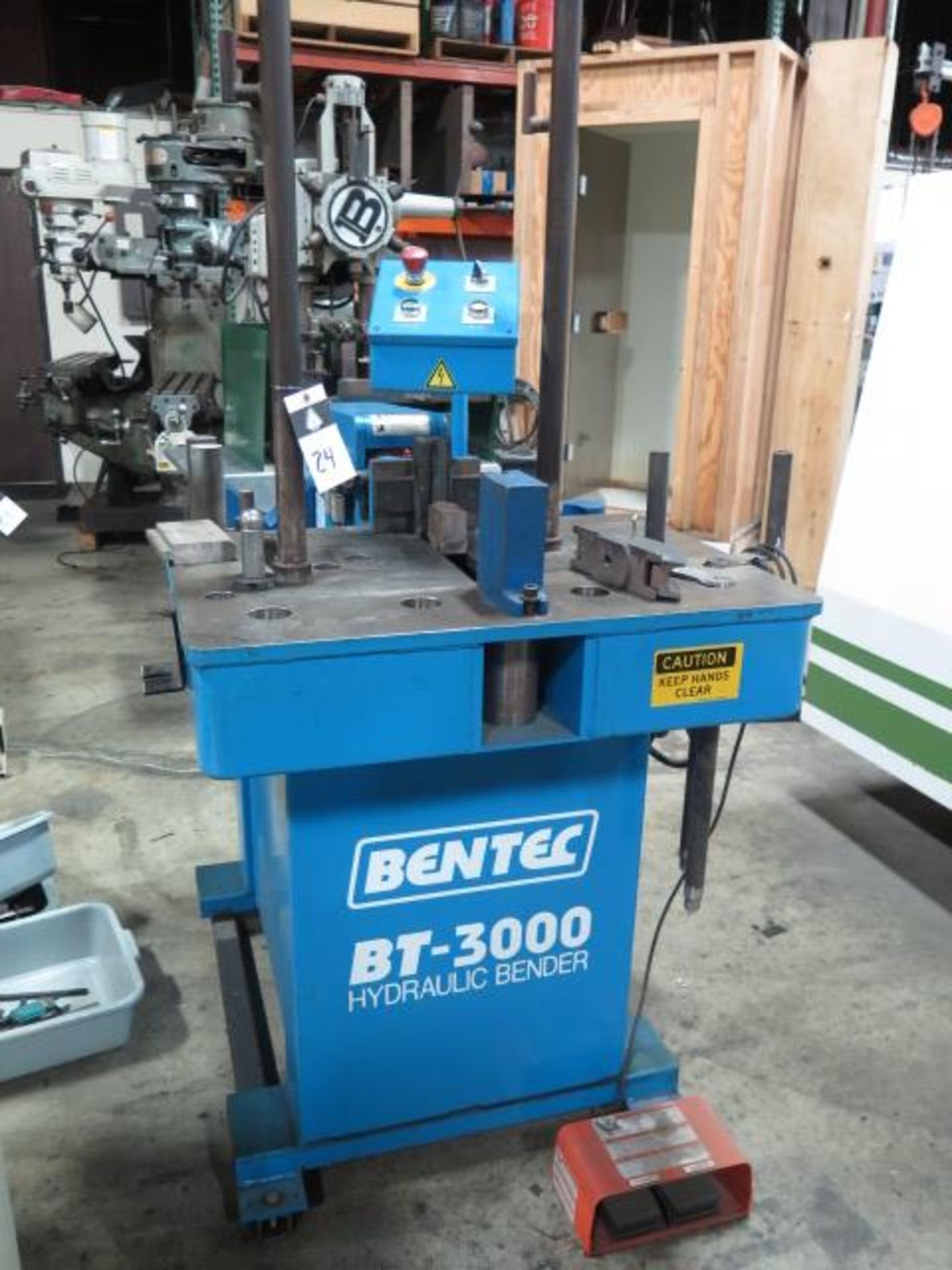 Beutec BT-3000 Hydraulic Tube and Pipe Bender s/n 1570 w/ 6” Die Blocks (SOLD AS-IS - NO WARRANTY)