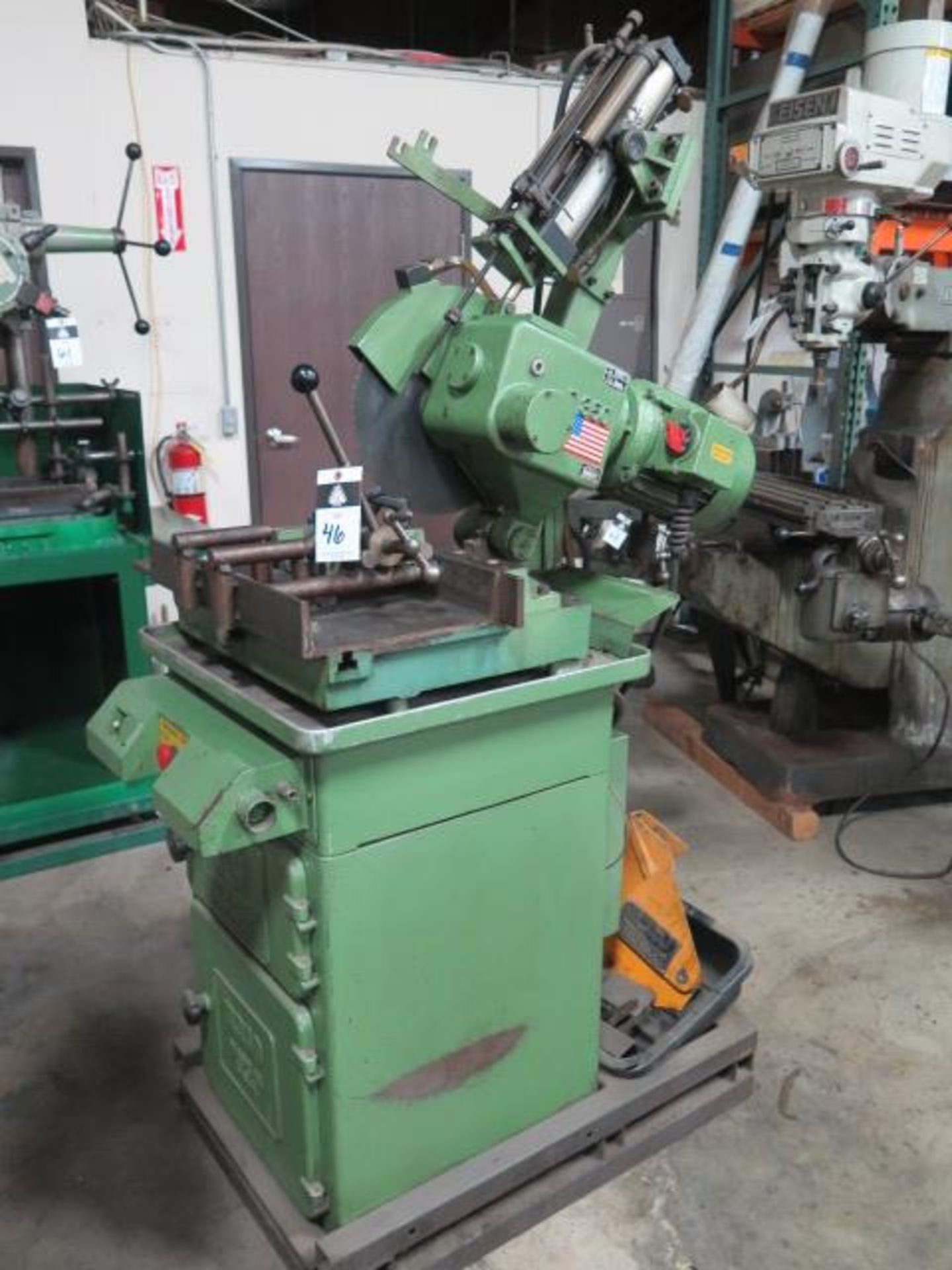 Doringer D350 14” Pneumatic Feed Miter Cold Saw s/n 22396 w/ 2-Speeds, Speed Clamping, SOLD AS IS - Image 3 of 13