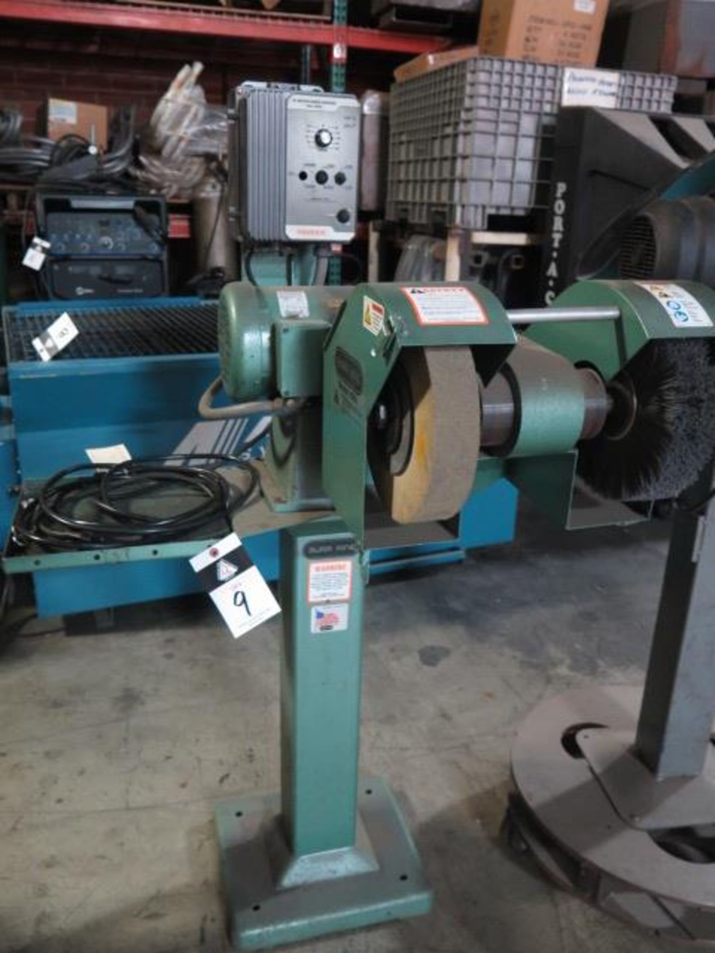 Burr King mdl. 1000 Deburring and Polishing Machine w/ Genesis Variable Speed Controls, SOLD AS IS