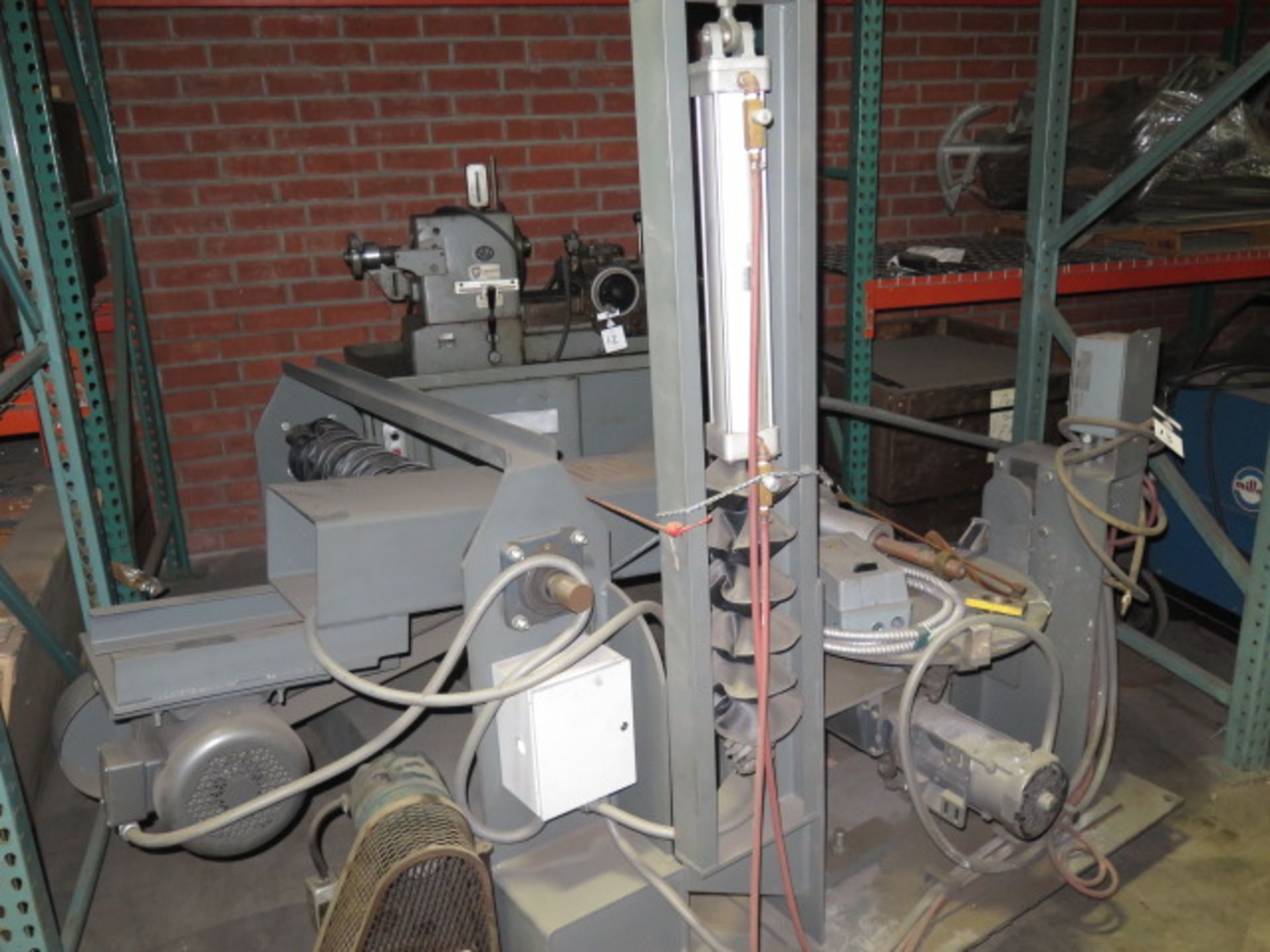 Semi-Automatic Rotary Style Parts Finishing Machine w/ 24” Rotary Table, Pneumatic Feeds (SOLD AS-IS - Image 3 of 6