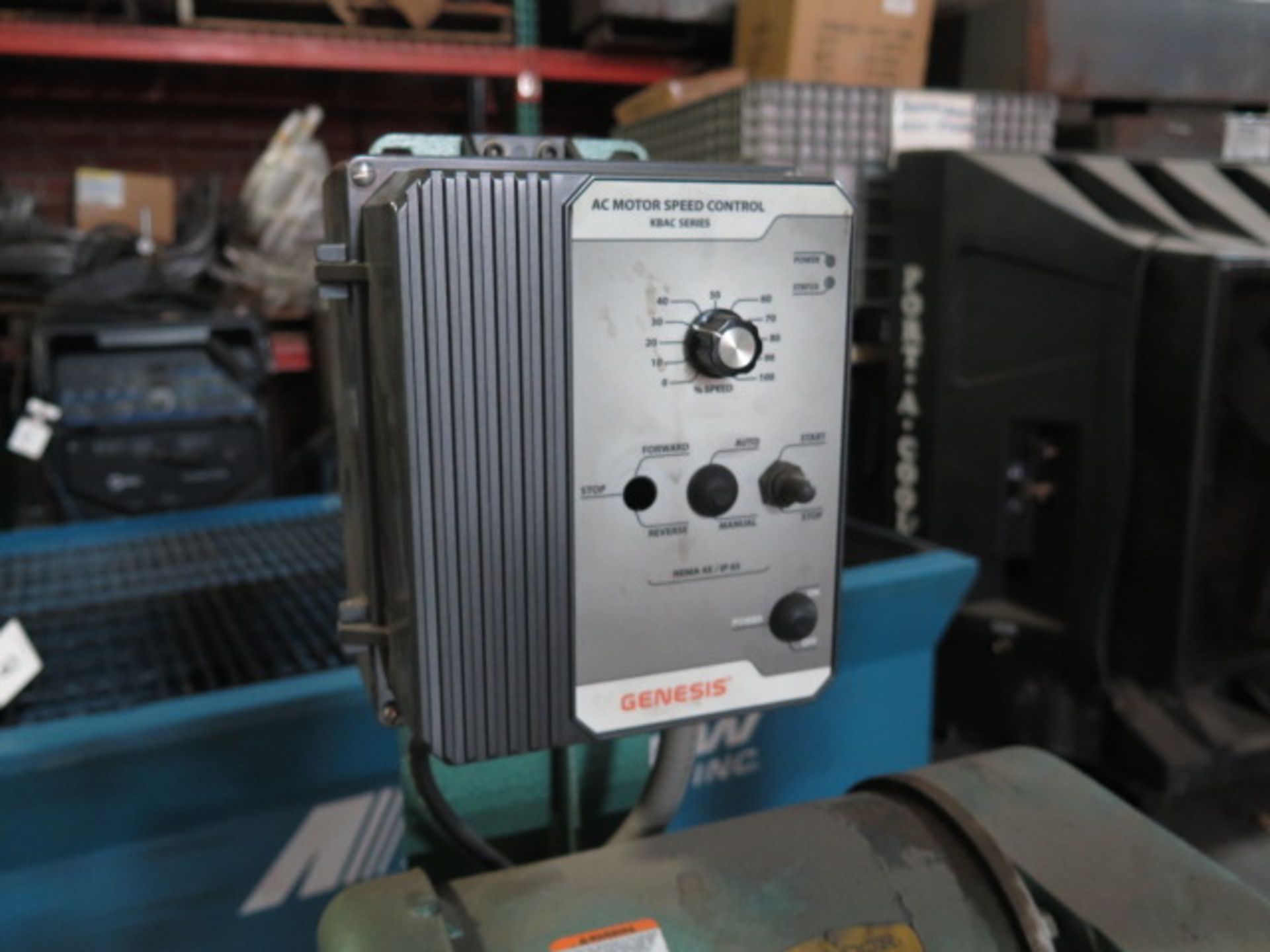 Burr King mdl. 1000 Deburring and Polishing Machine w/ Genesis Variable Speed Controls, SOLD AS IS - Image 6 of 8