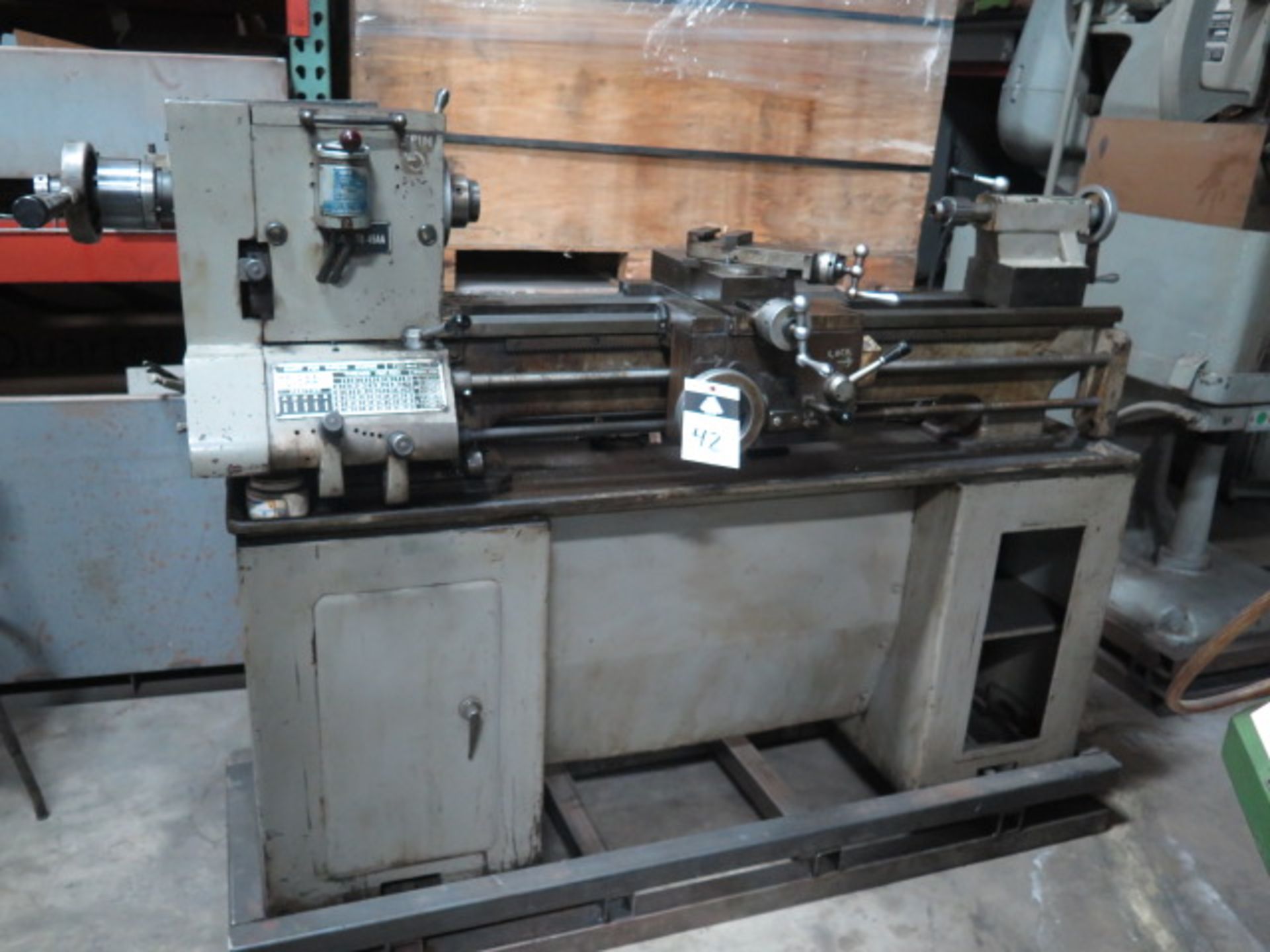 Import TD-5AA 12” x 36” Lathe s/n 1107 w/ 6-Speeds, Inch Threading, Tailstock, 5C Collet Closer (