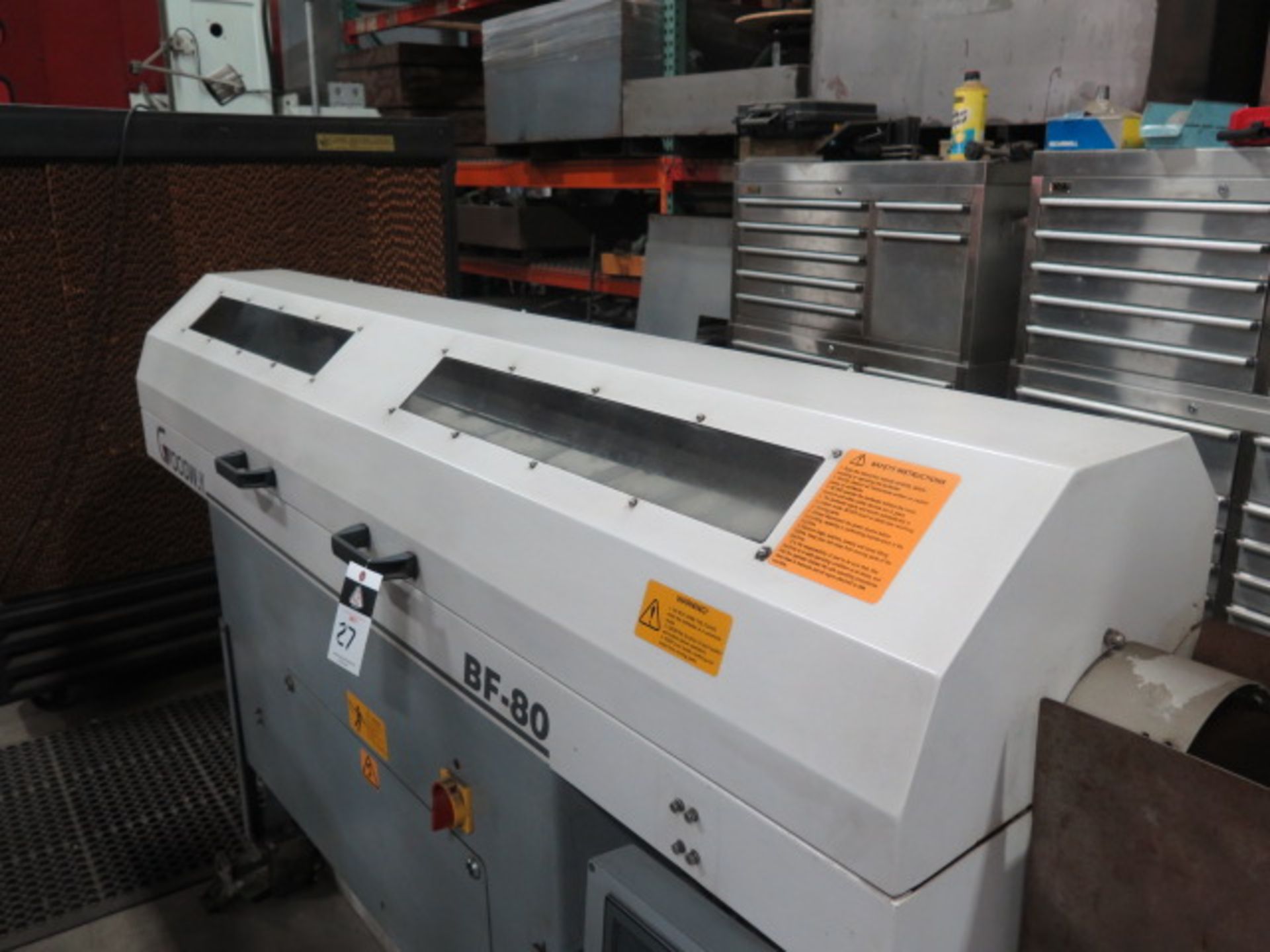 Goodway BF-80 Automatic Bar Loader/Feeder w/ PLC Controls (SOLD AS-IS - NO WARRANTY) - Image 2 of 10