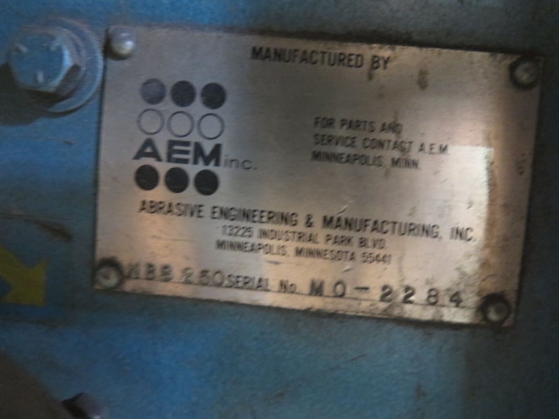 AEM Narrowbelt NBS250 24” Belt Grainer s/n MO-2284 (SOLD AS-IS - NO WARRANTY) - Image 9 of 9