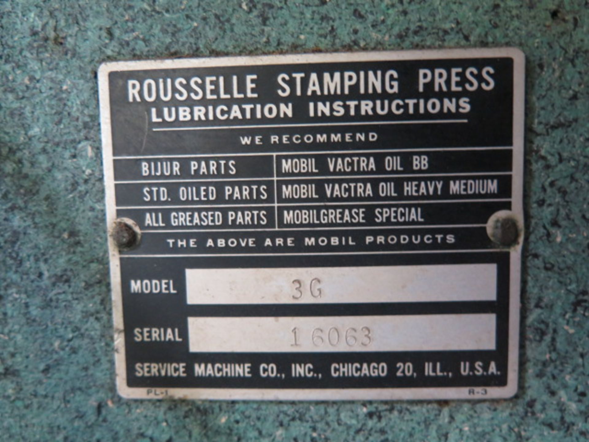 Unipunch Duplicator Punch Press (Rousselle 3G Retrofit) s/n 50-7-71-8 (SOLD AS-IS - NO WARRANTY) - Image 12 of 12