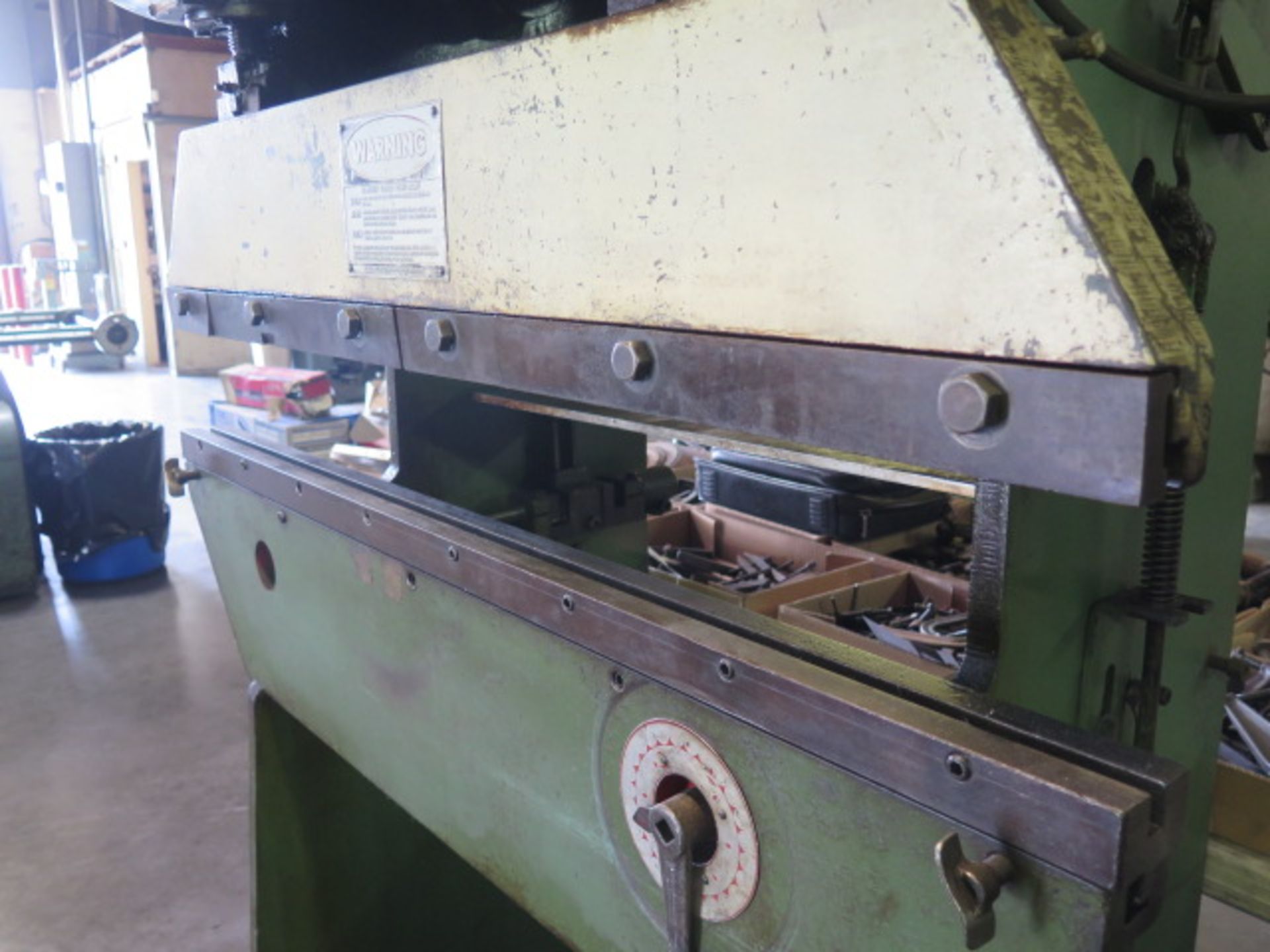 Verson 16-48 15 Ton x 48” Press Brake s/n 24032-1648 w/ 48” Bed Length, 7 ½” Throat, SOLD AS IS - Image 4 of 12