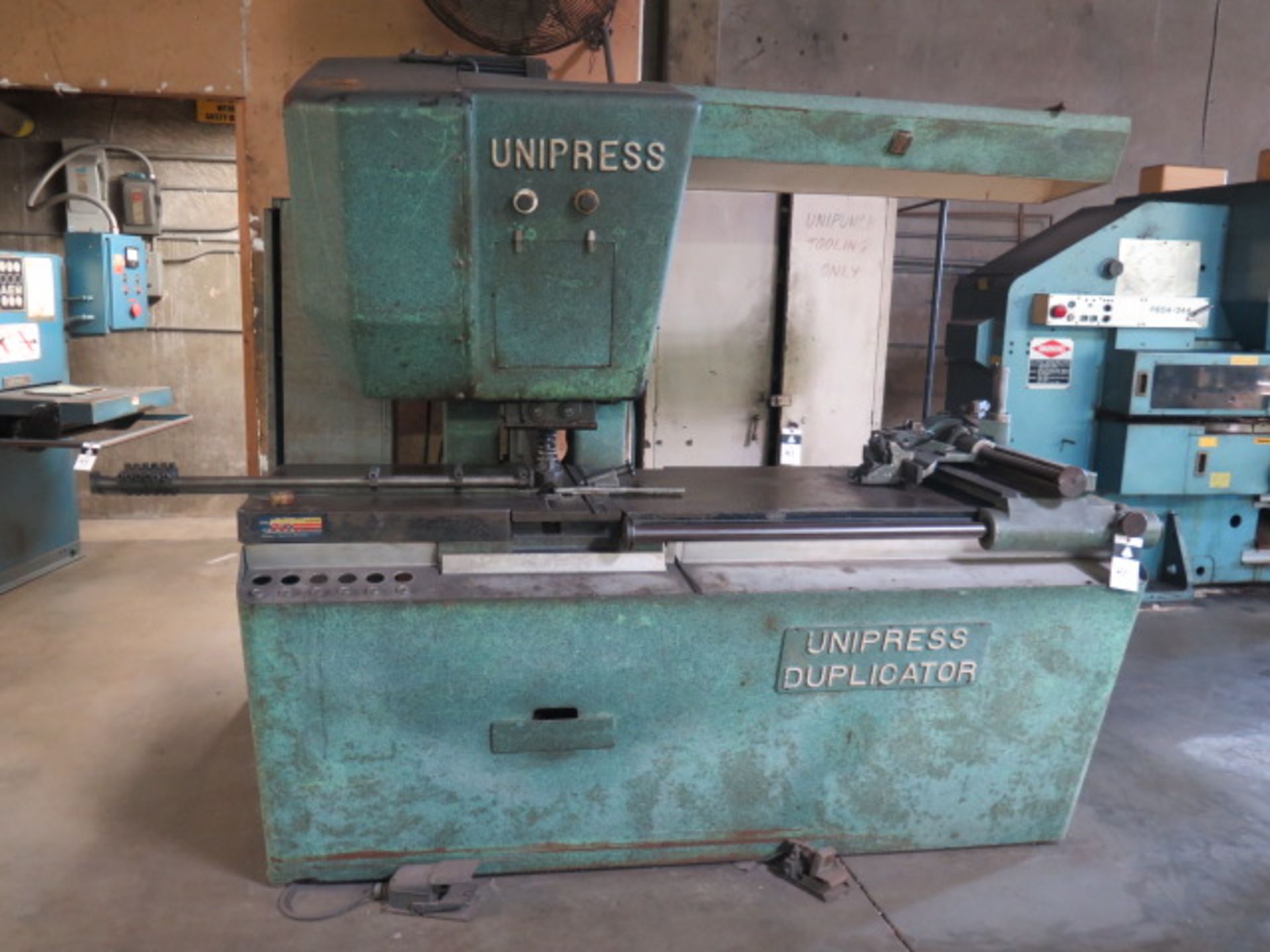 Unipunch Duplicator Punch Press (Rousselle 3G Retrofit) s/n 50-7-71-8 (SOLD AS-IS - NO WARRANTY)