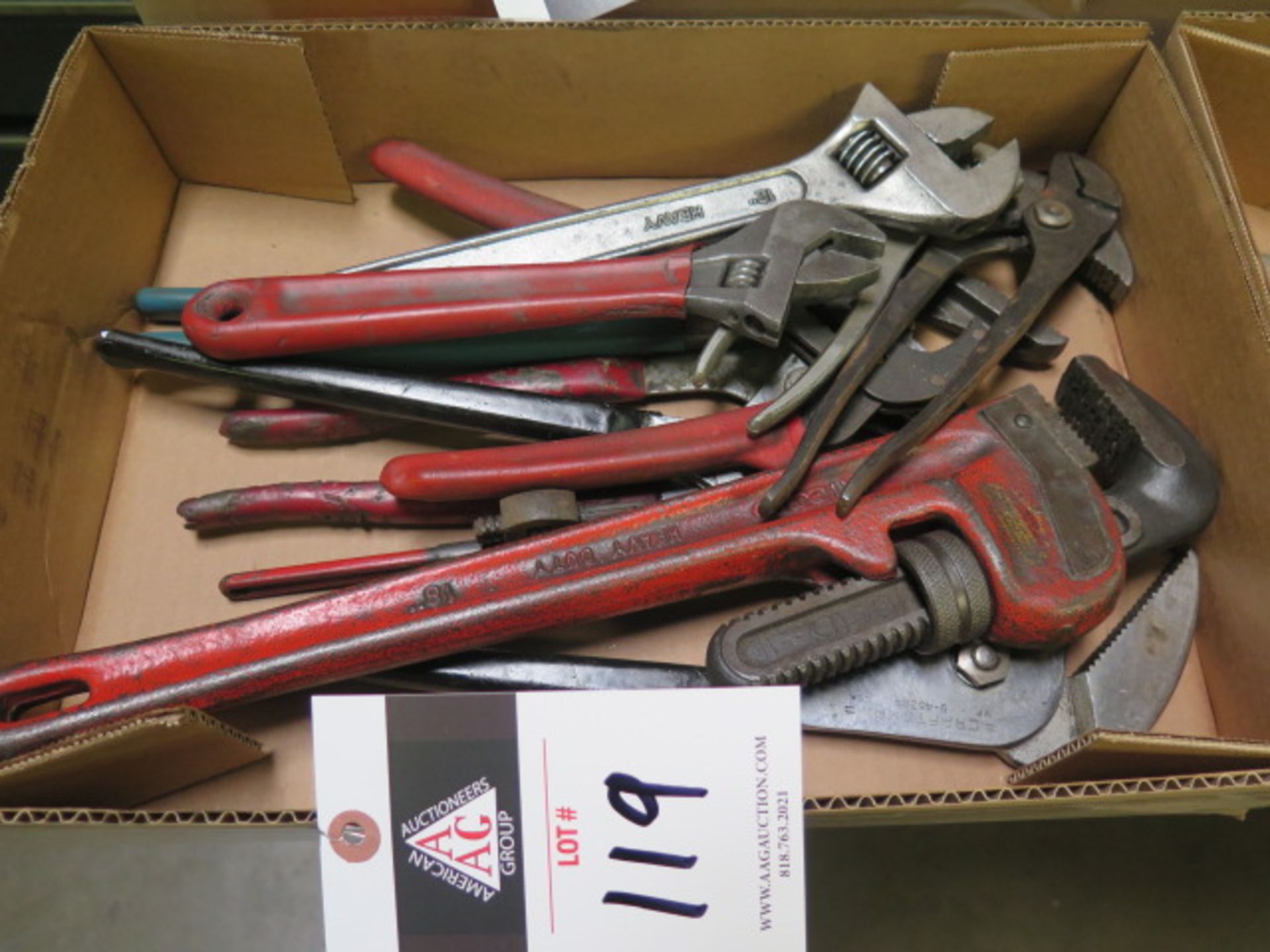 Pipe and Adjustable Wrenches (SOLD AS-IS - NO WARRANTY)