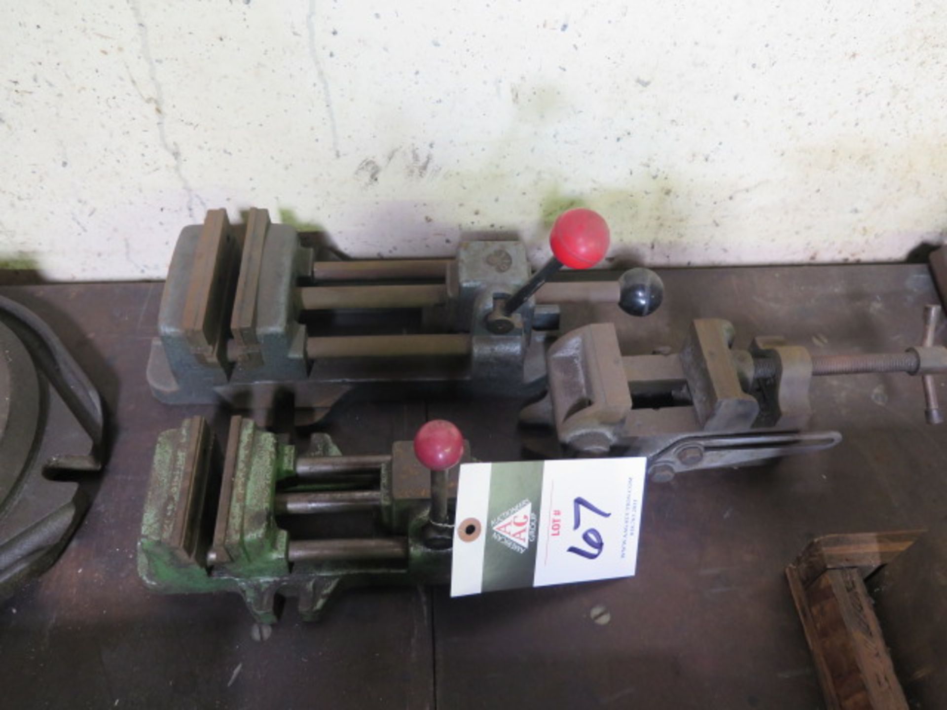 Speed Vises (2) and Machine Vise (SOLD AS-IS - NO WARRANTY)