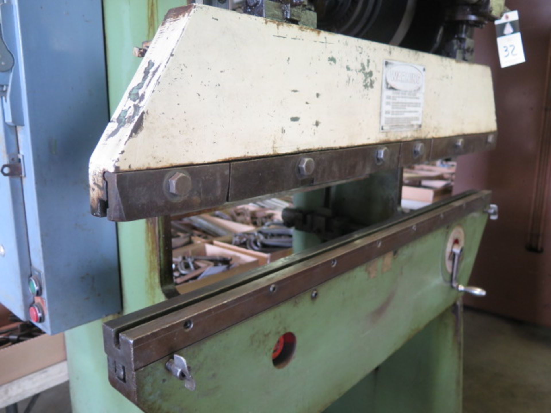 Verson 16-48 15 Ton x 48” Press Brake s/n 24032-1648 w/ 48” Bed Length, 7 ½” Throat, SOLD AS IS - Image 5 of 12