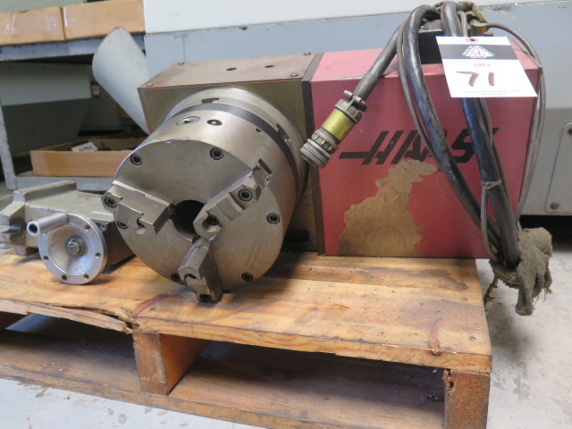 Haas HRT-210 4th Axis 8” Rotary Head w/ 8” 3-Jaw Chuck, Mill Center (SOLD AS-IS - NO WARRANTY) - Image 2 of 7