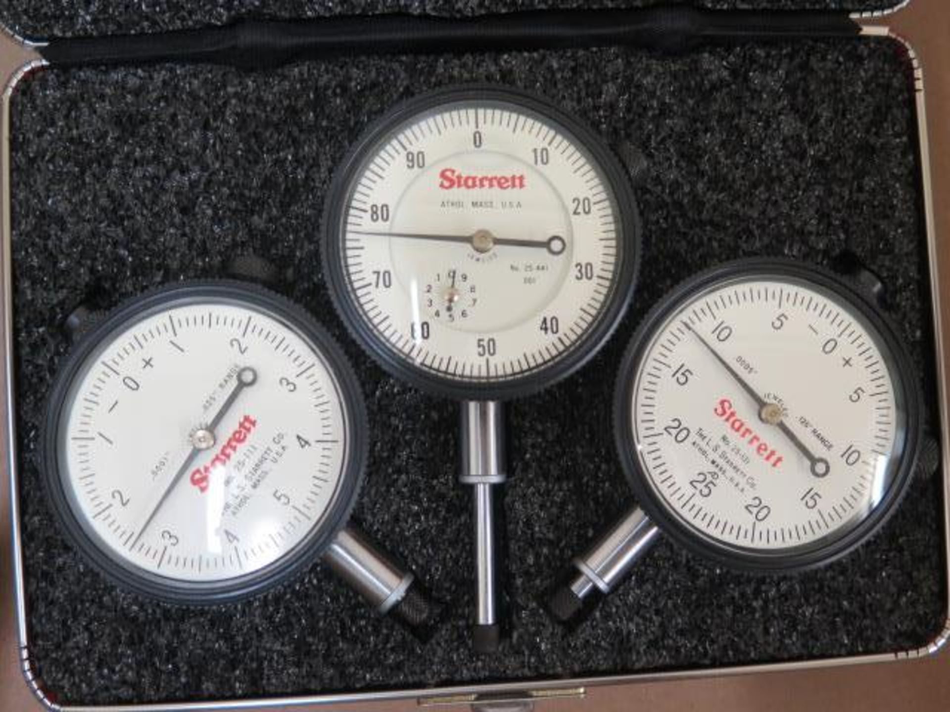 Starrett Thousandths, Half Thousandths and Tenths Dial Indcator Set and (2) Mitutoyo Dial Drip - Image 3 of 5