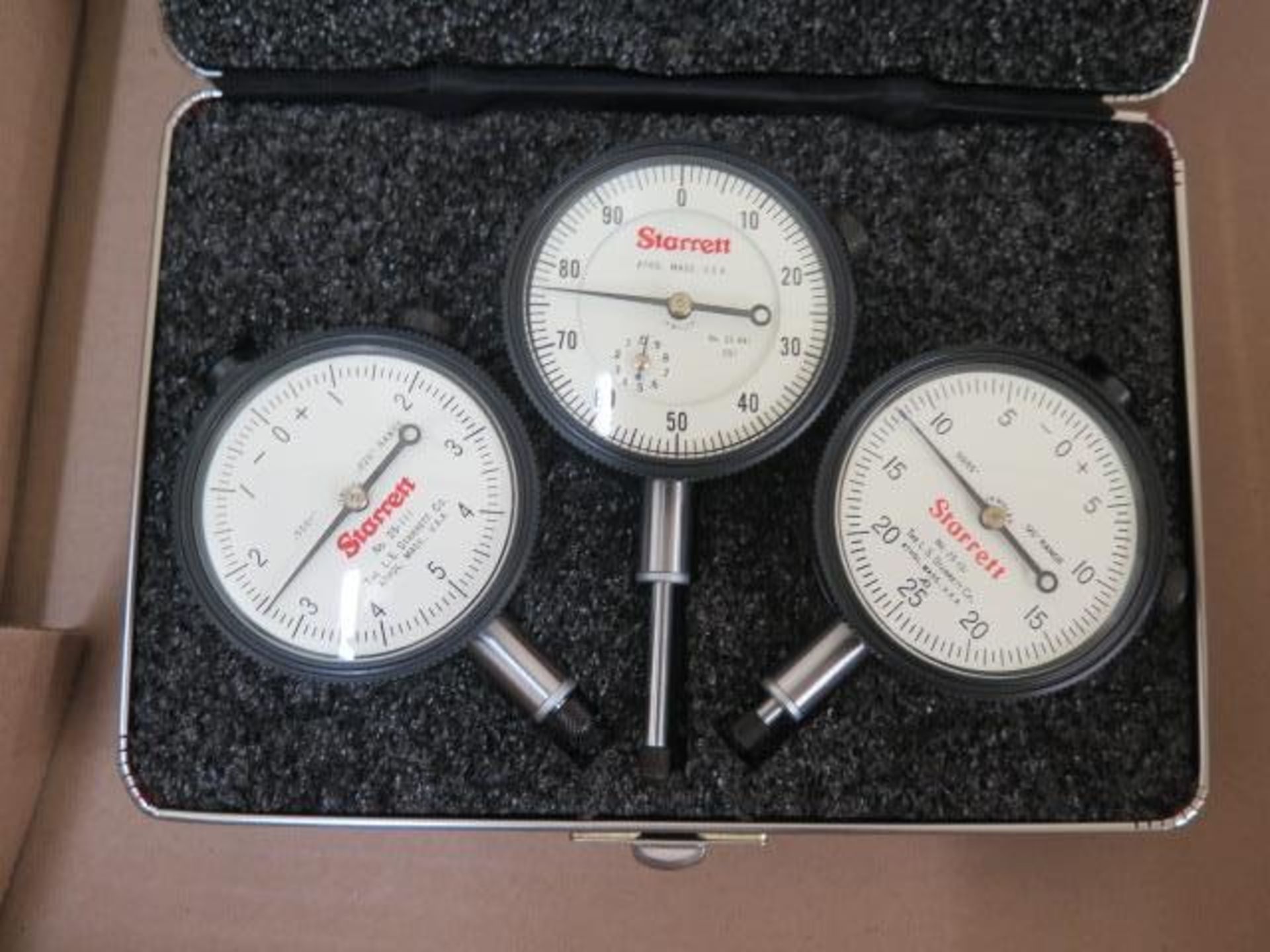 Starrett Thousandths, Half Thousandths and Tenths Dial Indcator Set and (2) Mitutoyo Dial Drip - Image 2 of 5