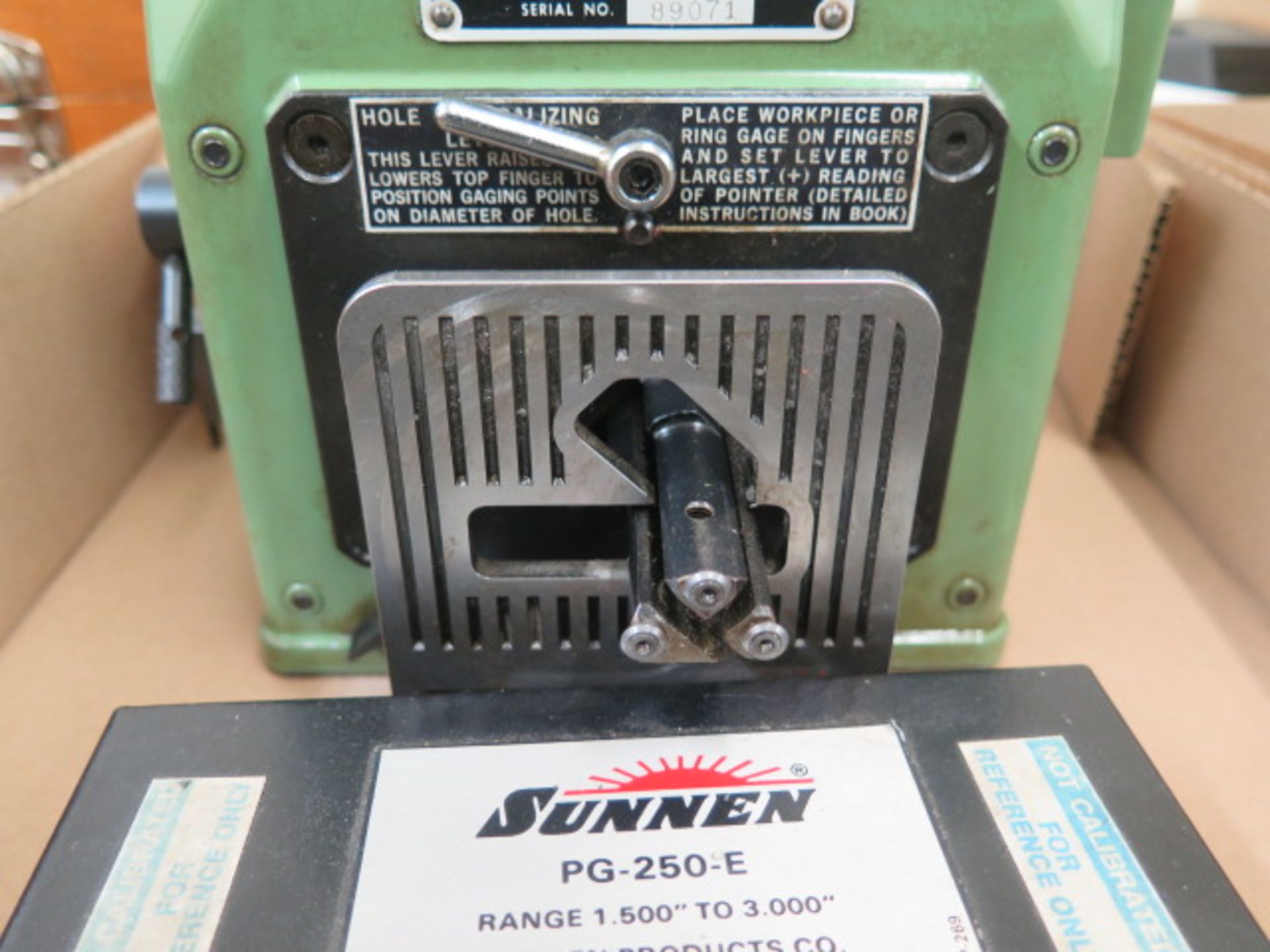 Sunnen PG-800-E Precision Bore Gage w/ PG-400-E Setting Fixture and PG-250-E Finger Ext, SOLD AS IS - Image 4 of 10