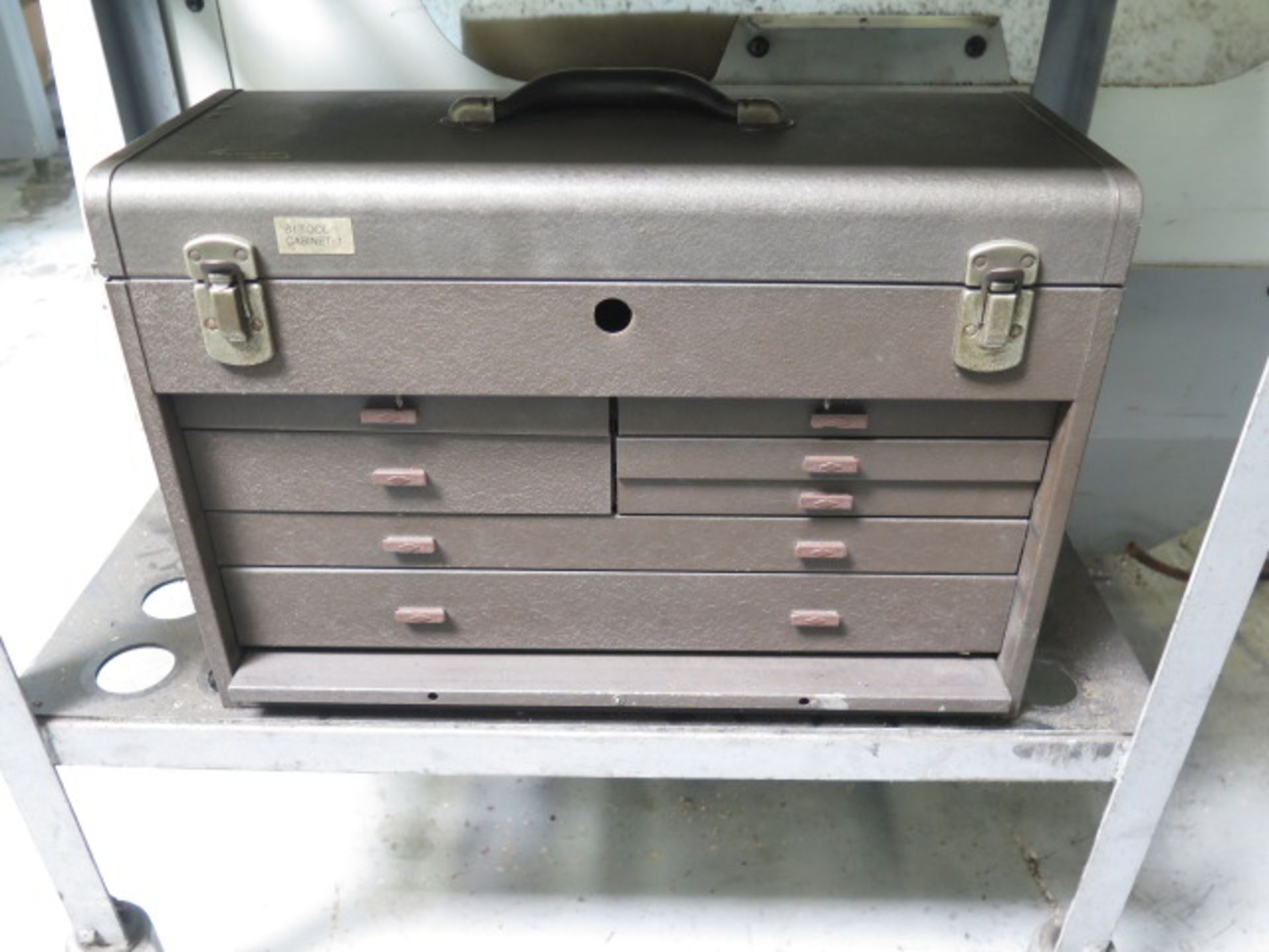 Kennedy Tool Boxes w/ Drills and Misc Tooling w/ Taper Tooling Cart (SOLD AS-IS - NO WARRANTY) - Image 9 of 19