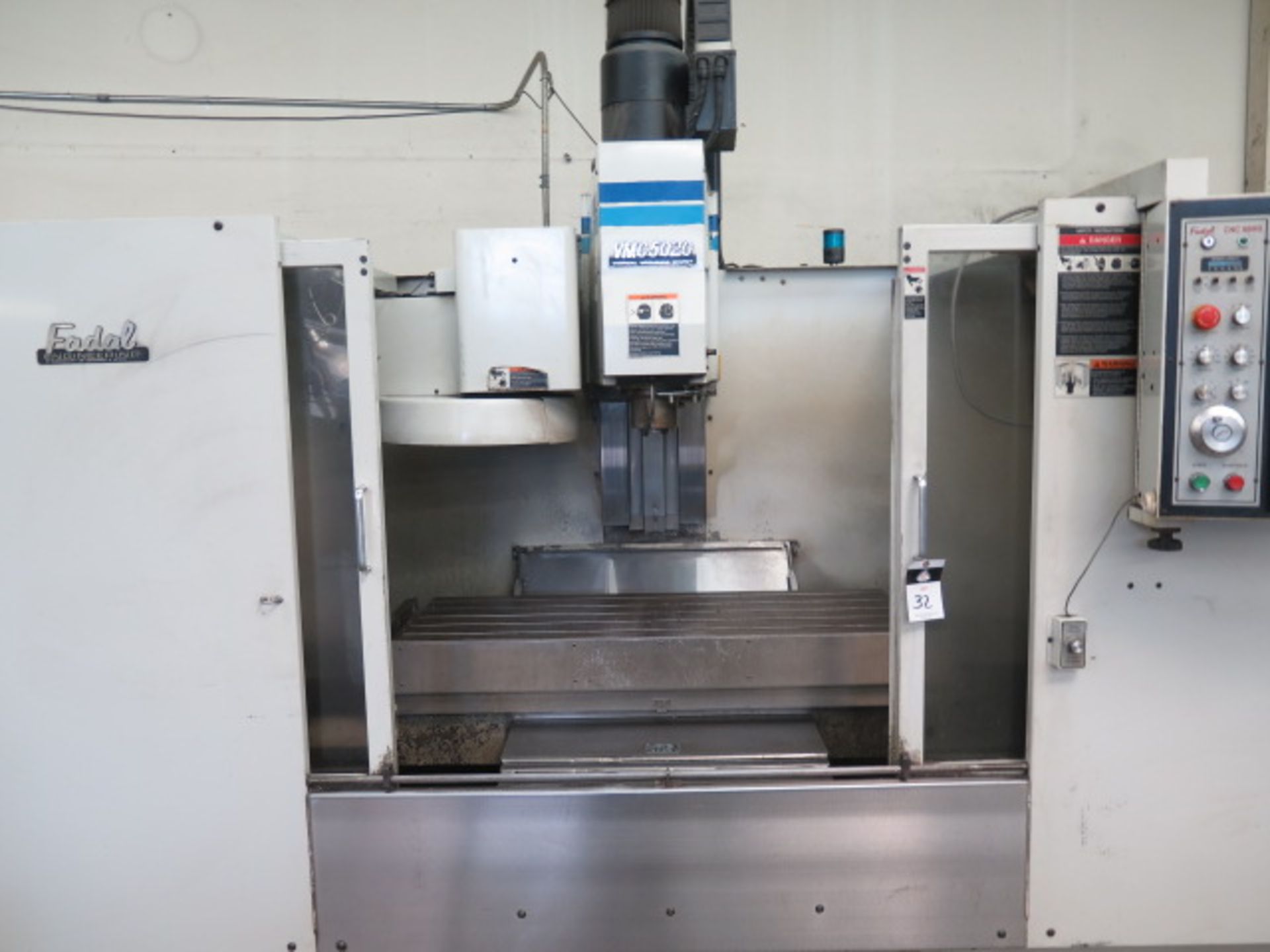 Fadal VMC5020A CNC Vertical Machining Center s/n 9804851 w/ Fadal CNC88HS Controls, SOLD AS IS - Image 6 of 18