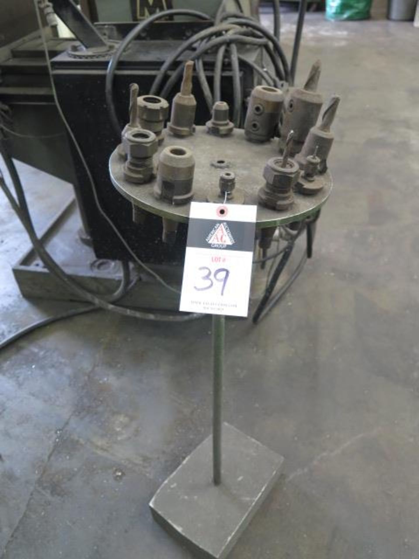 NTMB-30 Taper Tooling (12) w/ Rack (SOLD AS-IS - NO WARRANTY)