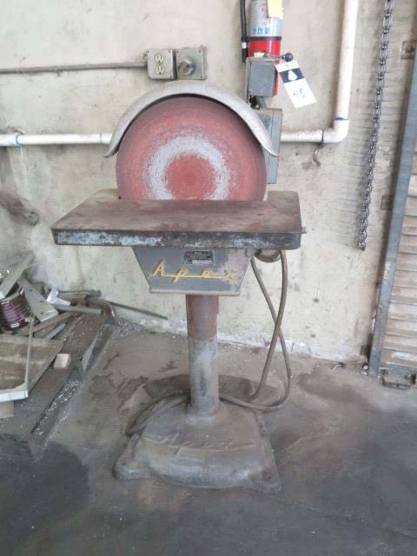 Apex mdl. 16-D 16” Pedestal Disc Sander (SOLD AS-IS - NO WARRANTY)