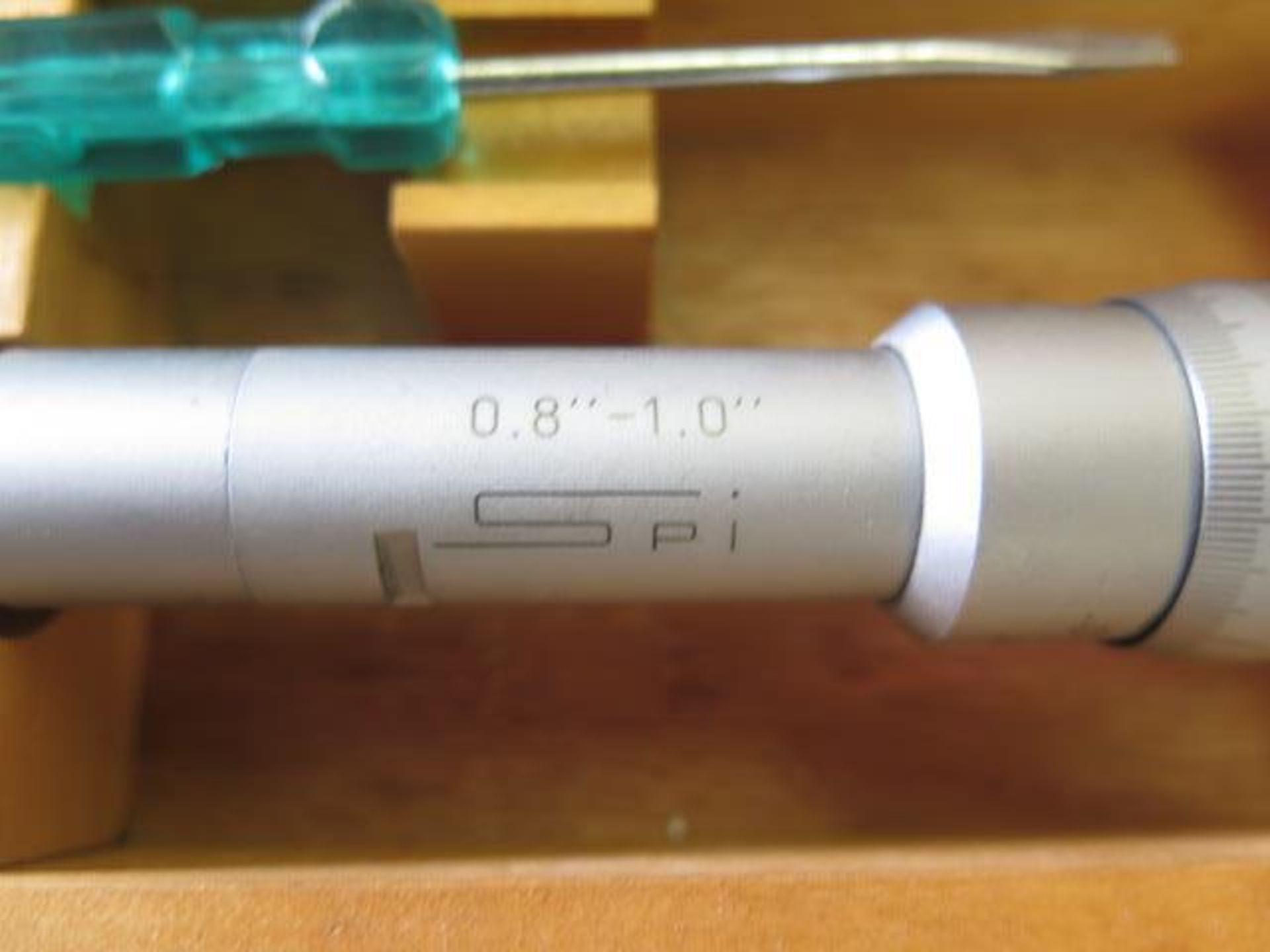 SPI 1.6”-2.0”, 1.1”-1.2”, 0.8”-1.0”, .425”-.500” Bore Mics (SOLD AS-IS - NO WARRANTY) - Image 6 of 10