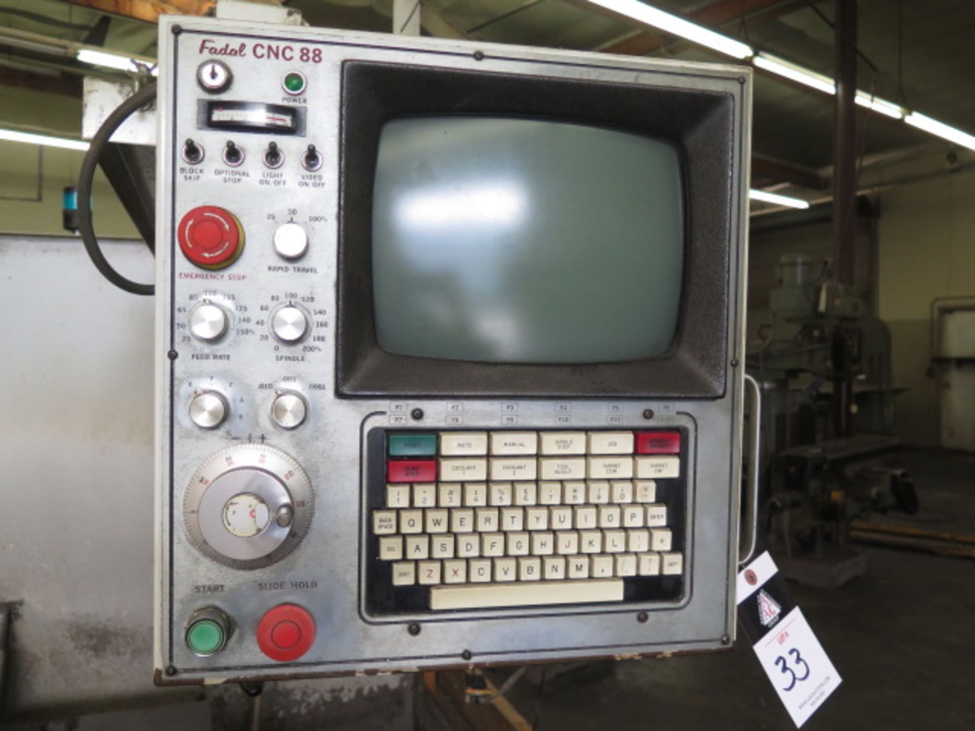 Fadal VMC4020 CNC VMC s/n 9102021 w/ Fadal CNC88 Controls, 21-Station ATC, SOLD AS IS - Image 5 of 14