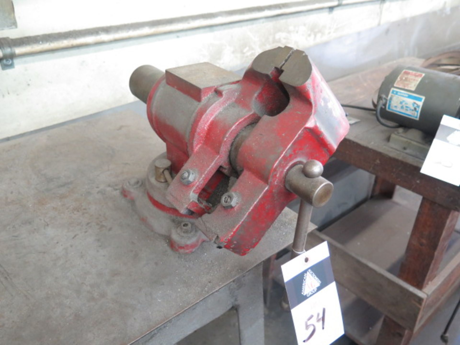 5" Bench Vise and 4" Bench Vise w/ Table (SOLD AS-IS - NO WARRANTY) - Image 2 of 6