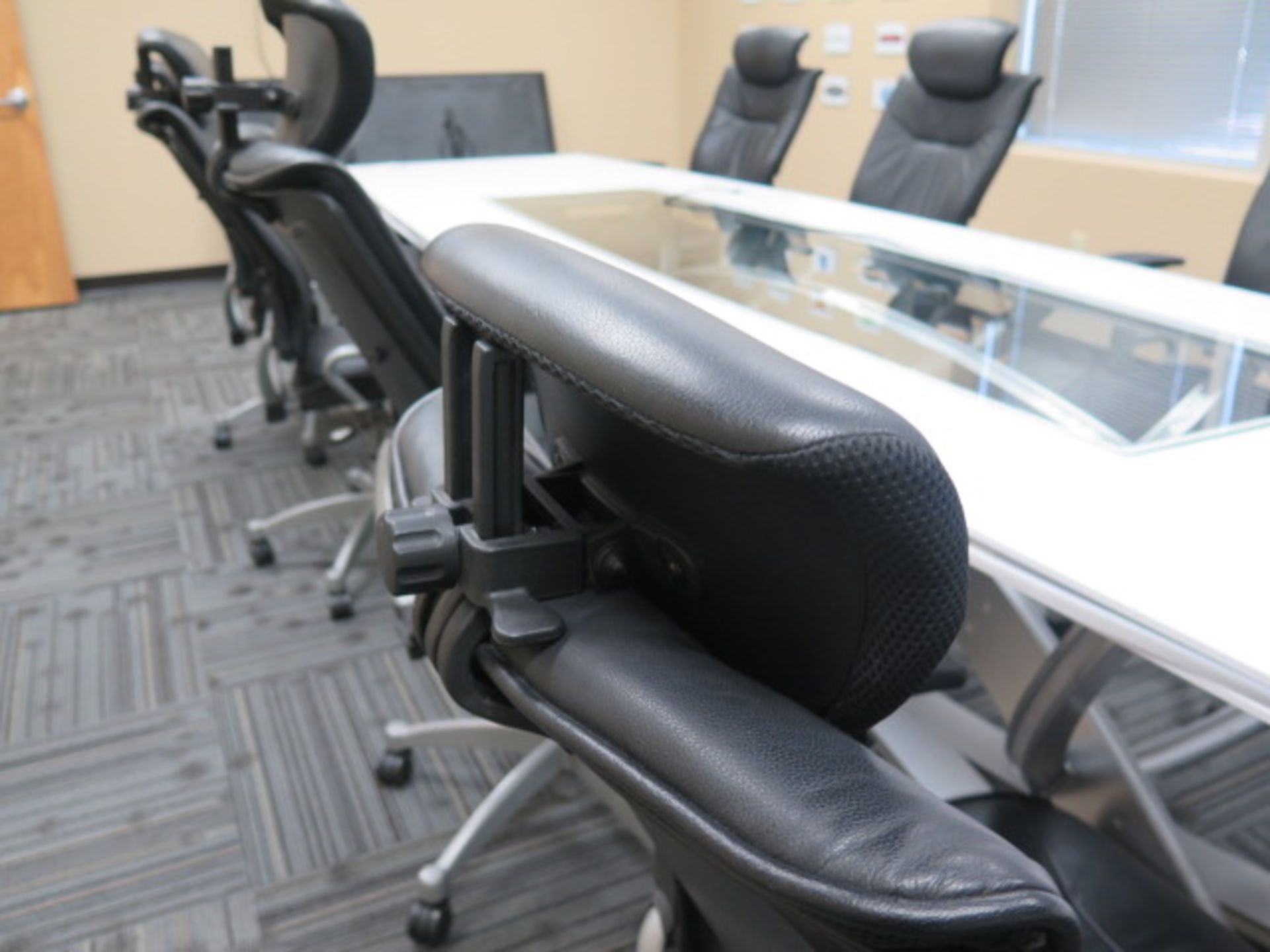Lighted Conference Table w/ (9) Chairs and White Board (SOLD AS-IS - NO WARRANTY) - Image 9 of 13