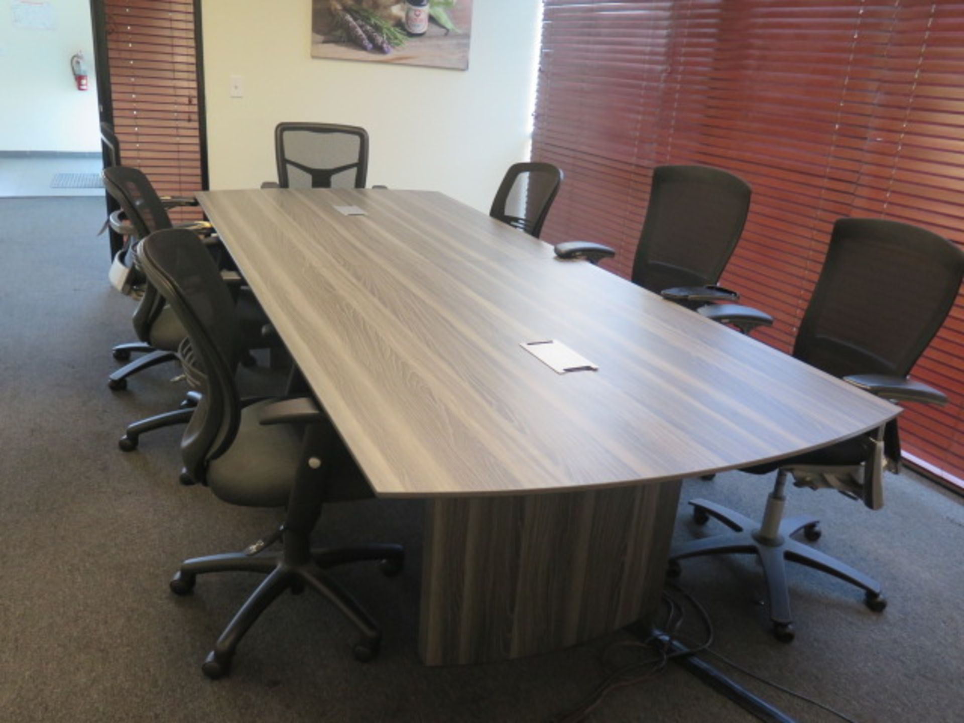 Conference Table and (7) Chairs (SOLD AS-IS - NO WARRANTY) - Image 2 of 6