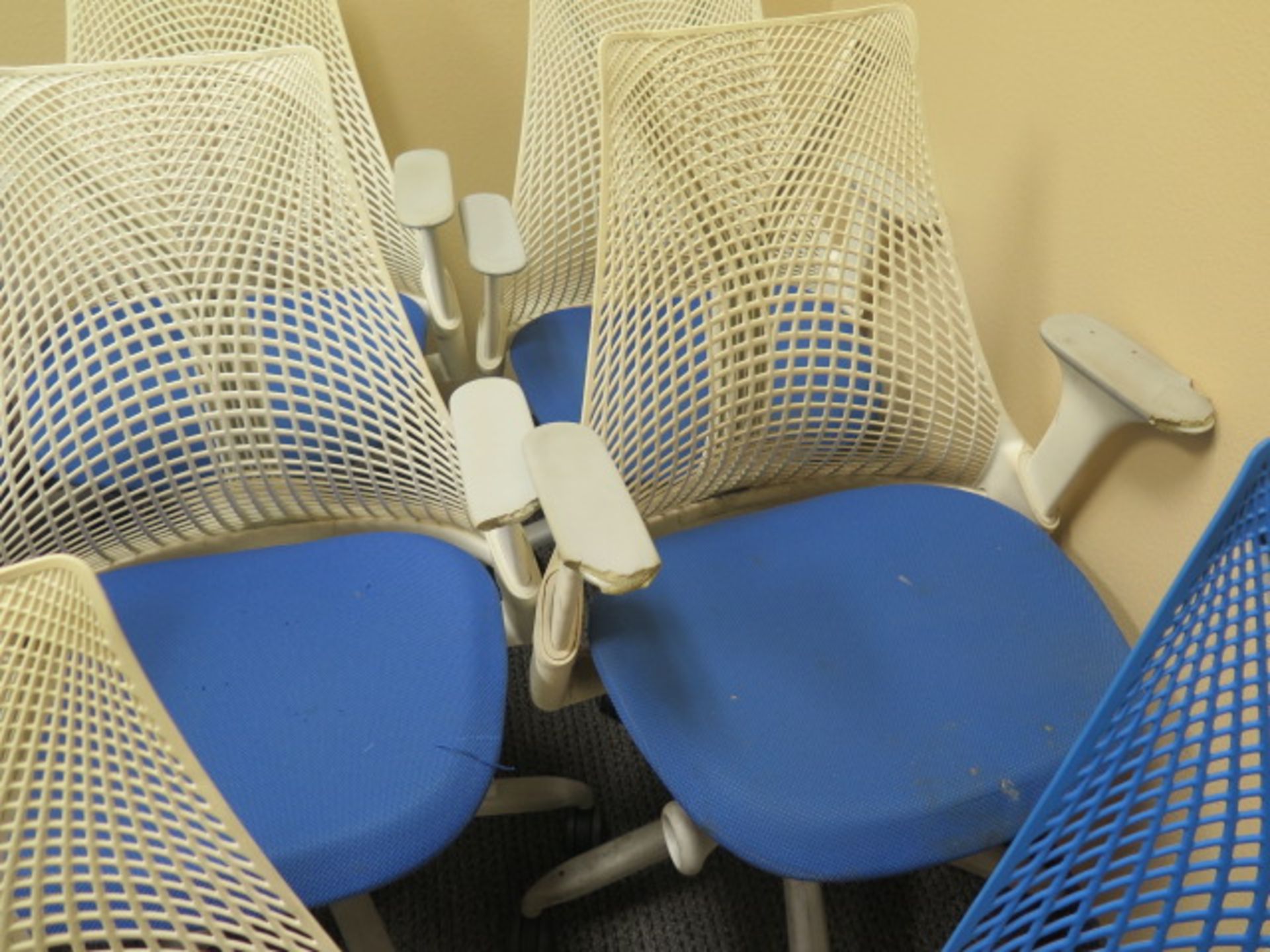 Herman Miller Office Chairs (12-Blue) (SOLD AS-IS - NO WARRANTY) - Image 3 of 5