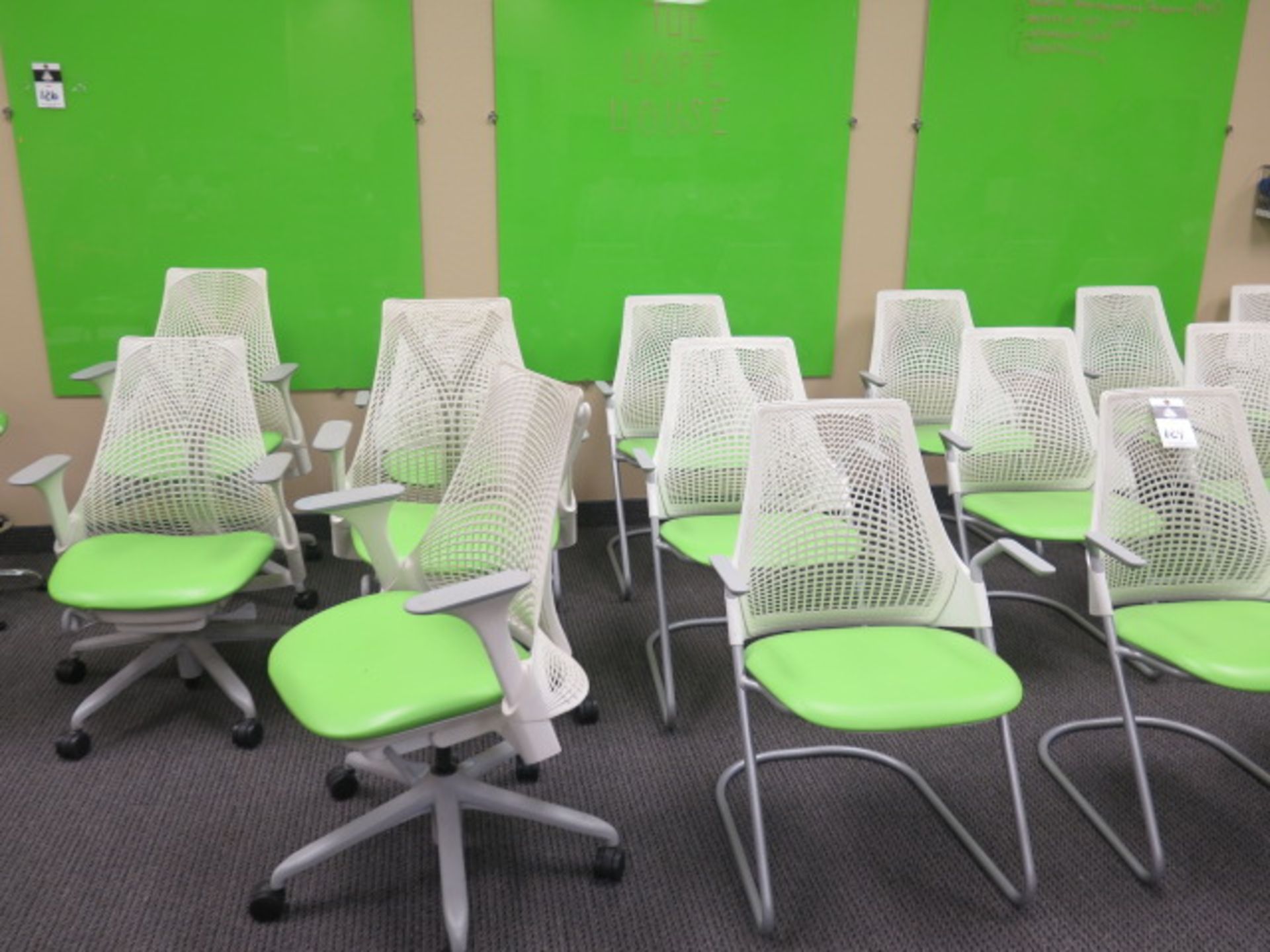 Nerman Miller Office Chairs (17-Green) (SOLD AS-IS - NO WARRANTY) - Image 3 of 7