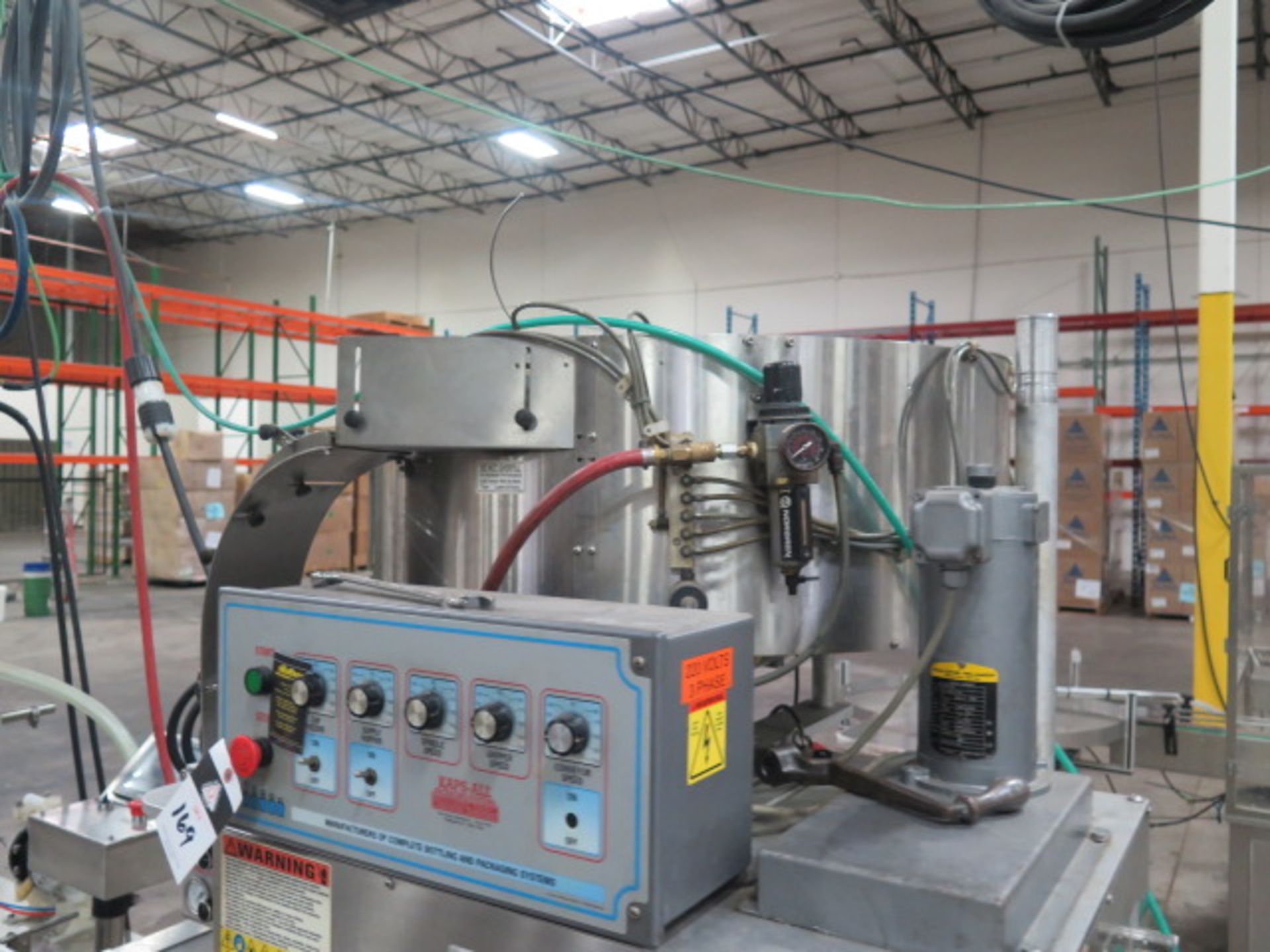 Line 8 : Filling and Capping Line w/ Turn-Table Unit, Accutek Multi-Station Auto Filling, SOLD AS IS - Image 5 of 49