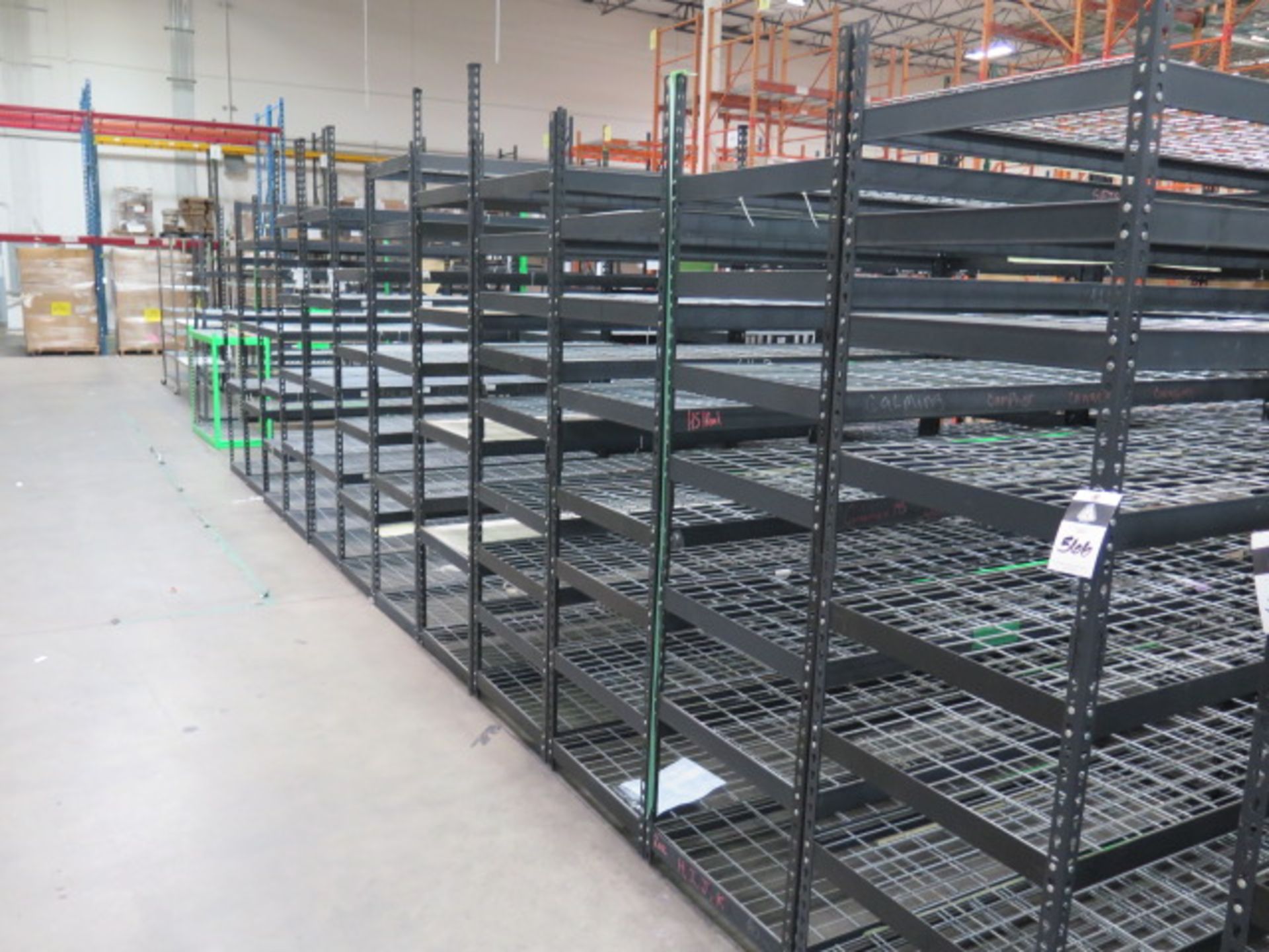 Shelving (12-Sections) (SOLD AS-IS - NO WARRANTY)