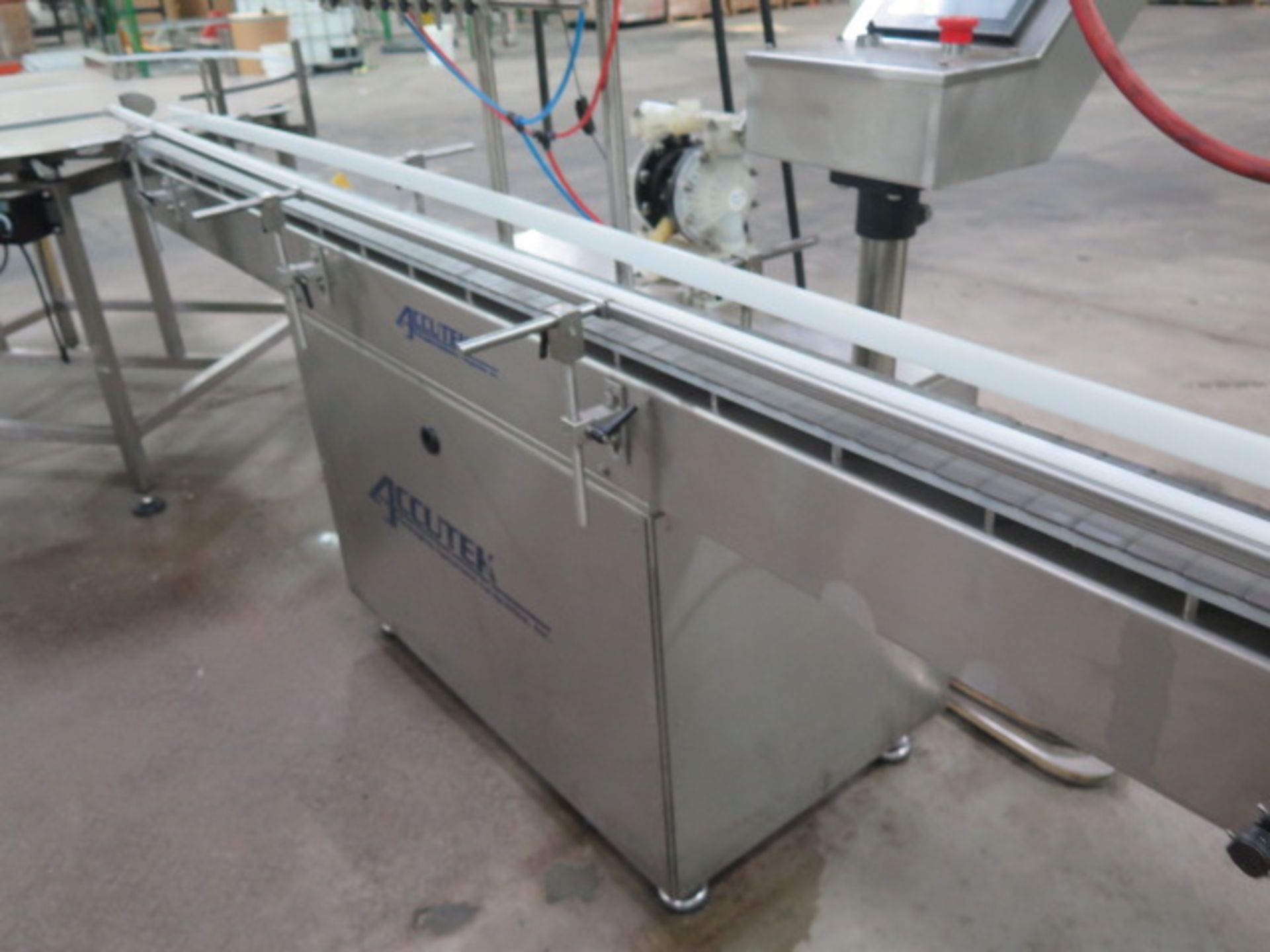 Line 8 : Filling and Capping Line w/ Turn-Table Unit, Accutek Multi-Station Auto Filling, SOLD AS IS - Image 15 of 49