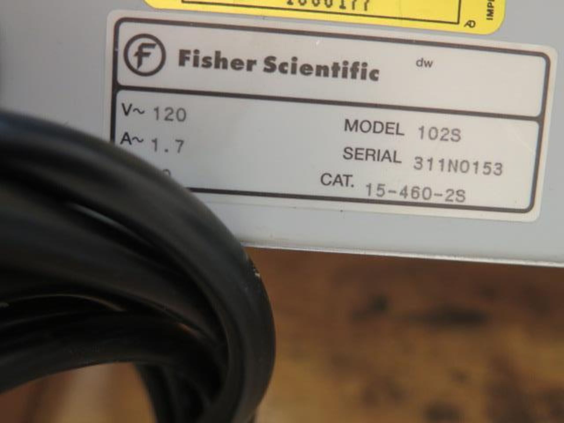 Fisher Scientific mdl. 102S Water Bath (SOLD AS-IS - NO WARRANTY) - Image 5 of 5