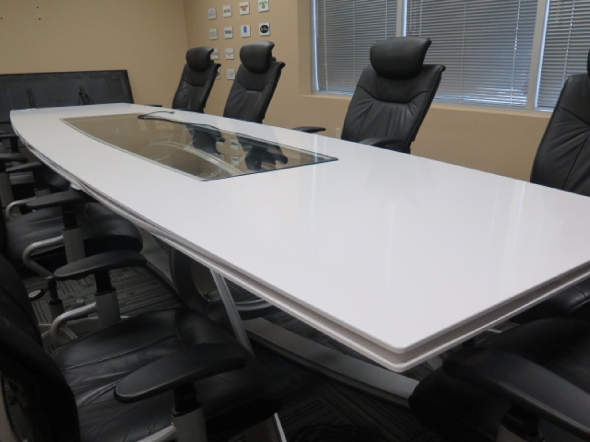 Lighted Conference Table w/ (9) Chairs and White Board (SOLD AS-IS - NO WARRANTY) - Image 6 of 13