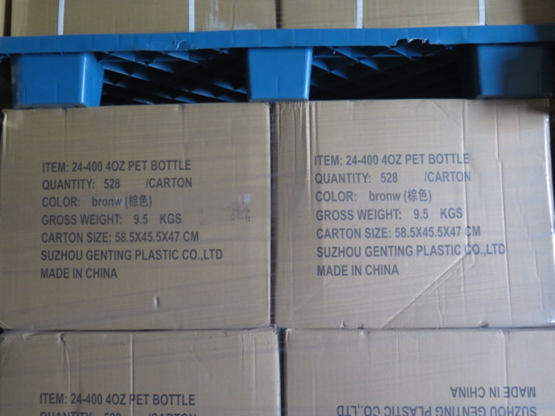 4 oz Brown 24-400 Plastic Bottles (16-Pallets) (Approx 135,000 Bottles) (SOLD AS-IS - NO WARRANTY) - Image 6 of 8