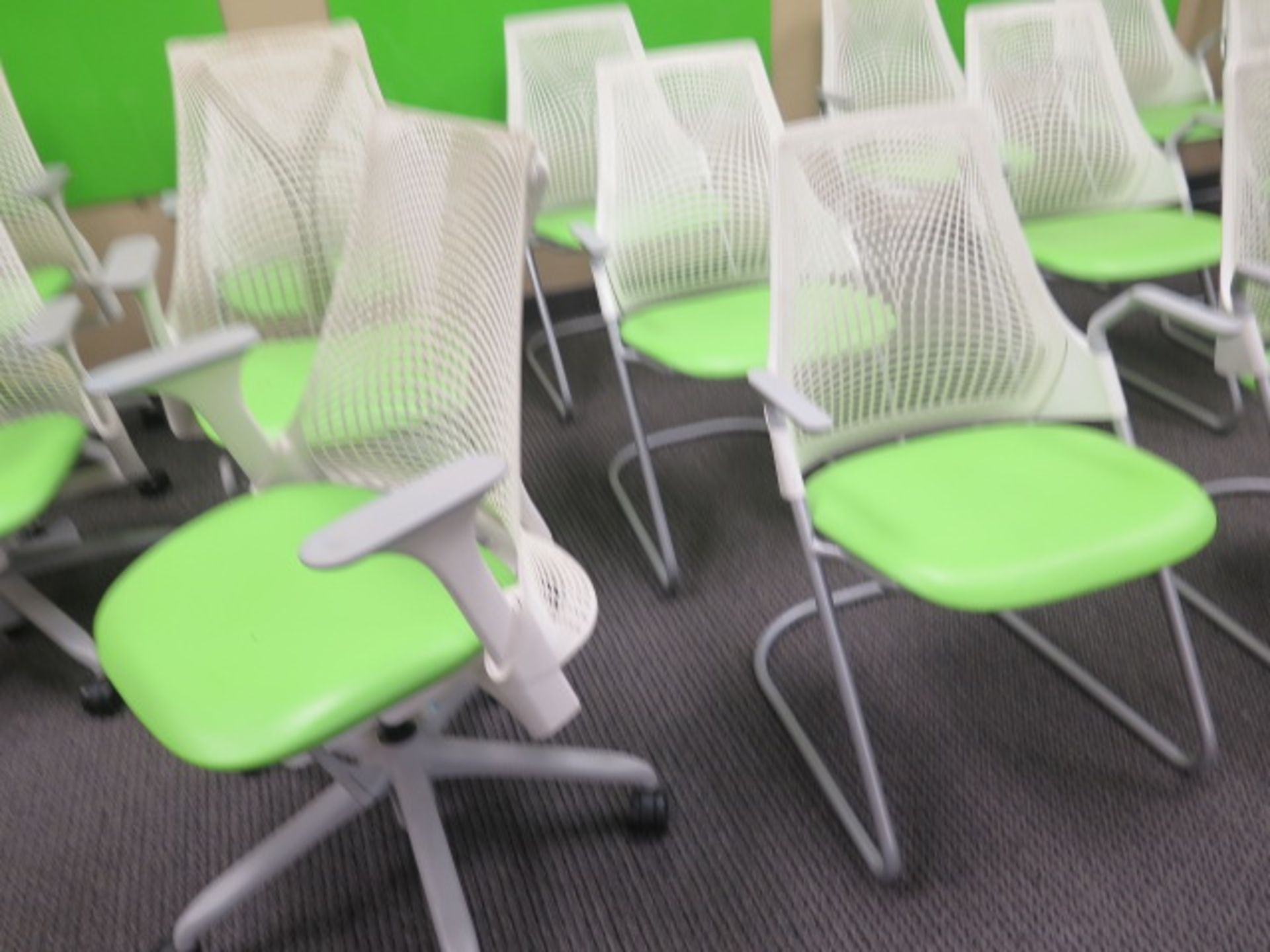 Nerman Miller Office Chairs (17-Green) (SOLD AS-IS - NO WARRANTY) - Image 4 of 7