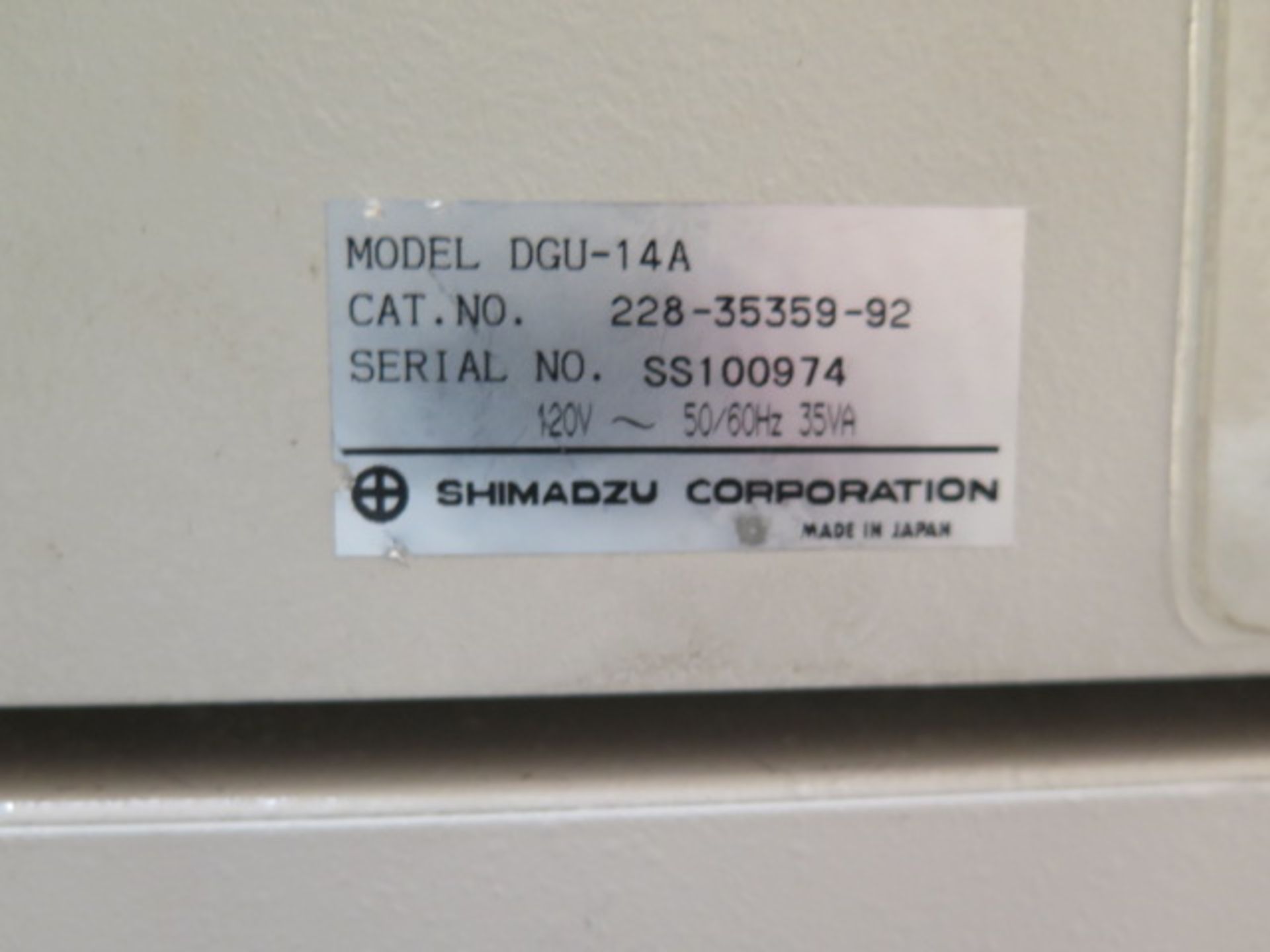 Shimadzu SIL-10AD VP HPLC Auto Sampler w/ Shimadzu DGU-14A Degasser (SOLD AS-IS - NO WARRANTY) - Image 6 of 6