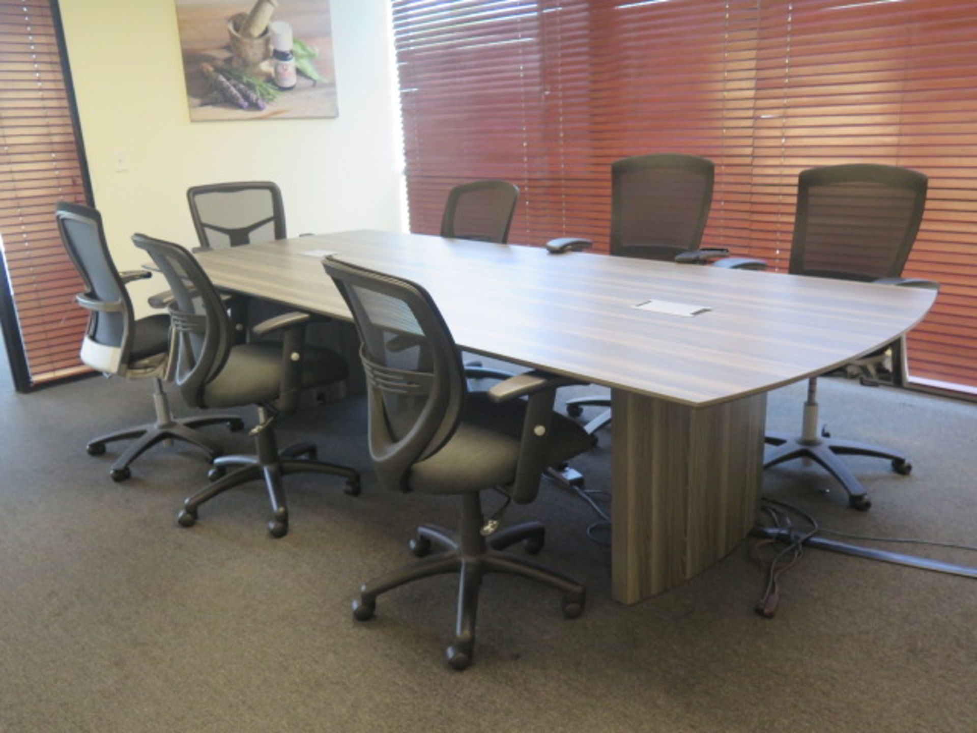 Conference Table and (7) Chairs (SOLD AS-IS - NO WARRANTY)