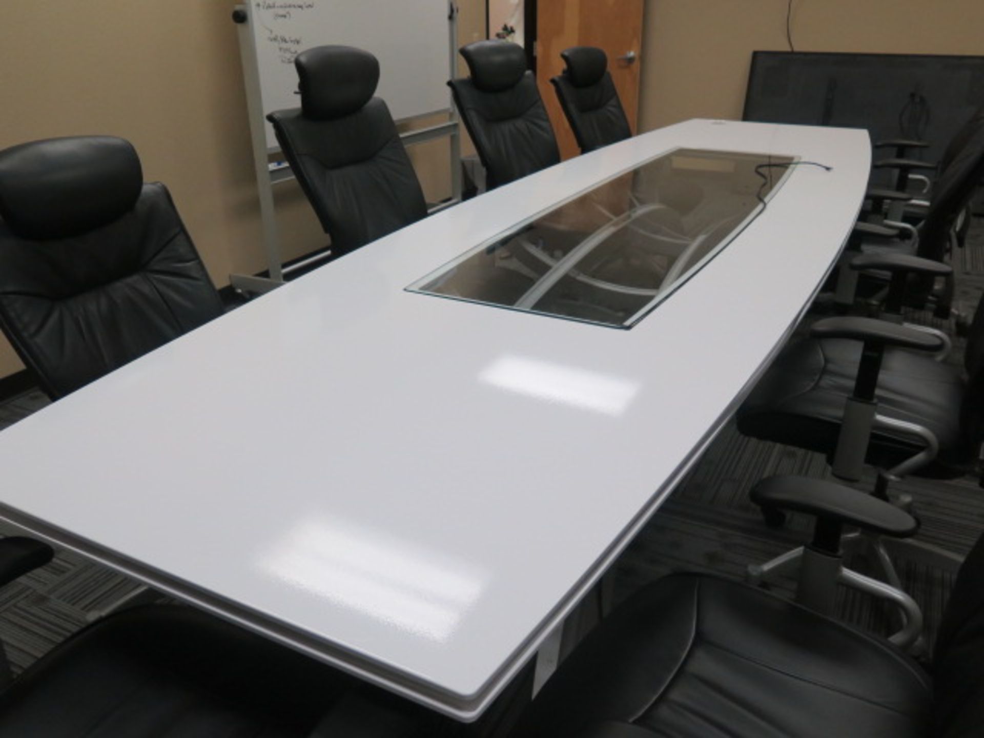 Lighted Conference Table w/ (9) Chairs and White Board (SOLD AS-IS - NO WARRANTY) - Image 5 of 13