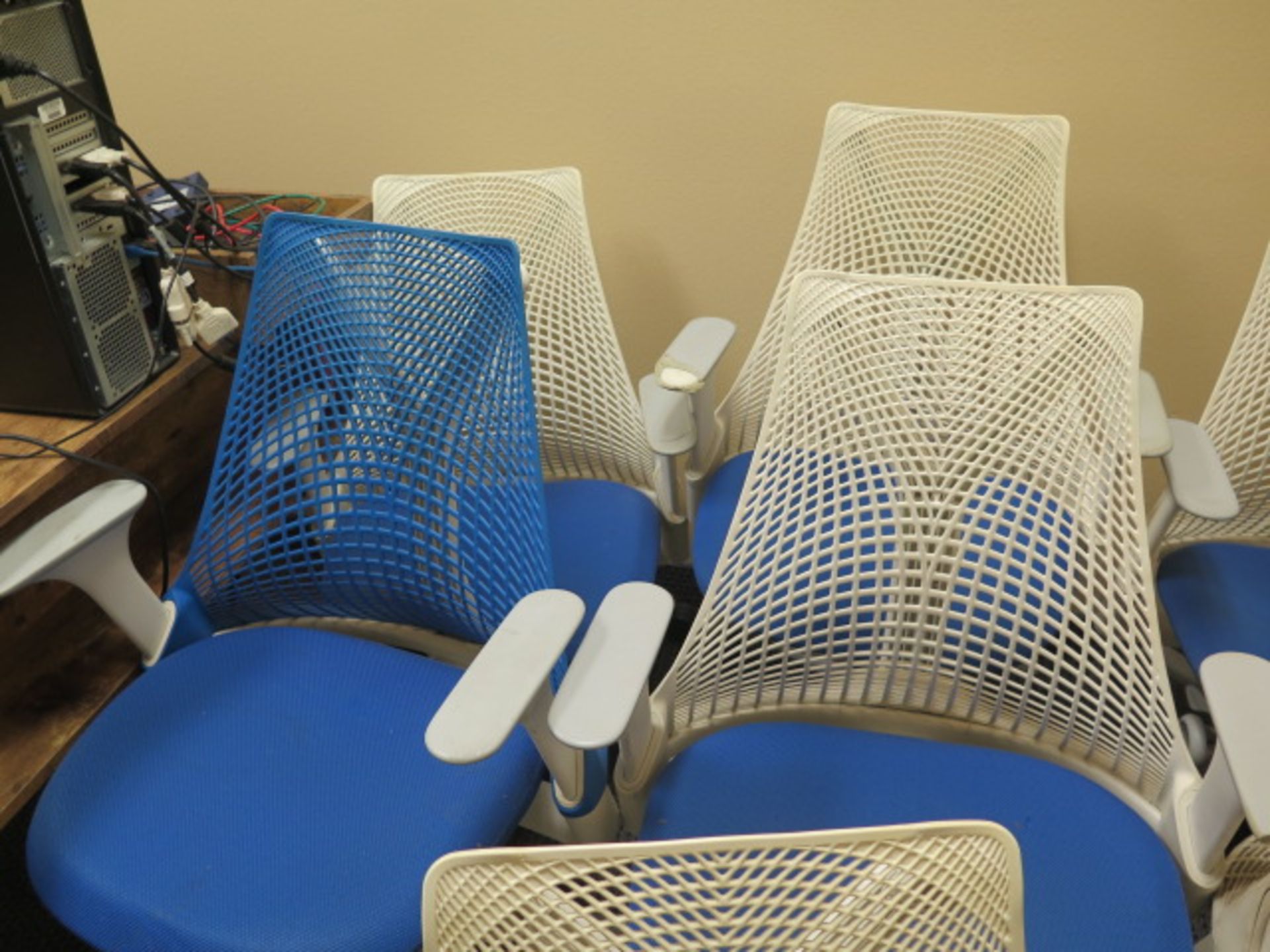 Herman Miller Office Chairs (12-Blue) (SOLD AS-IS - NO WARRANTY) - Image 4 of 5
