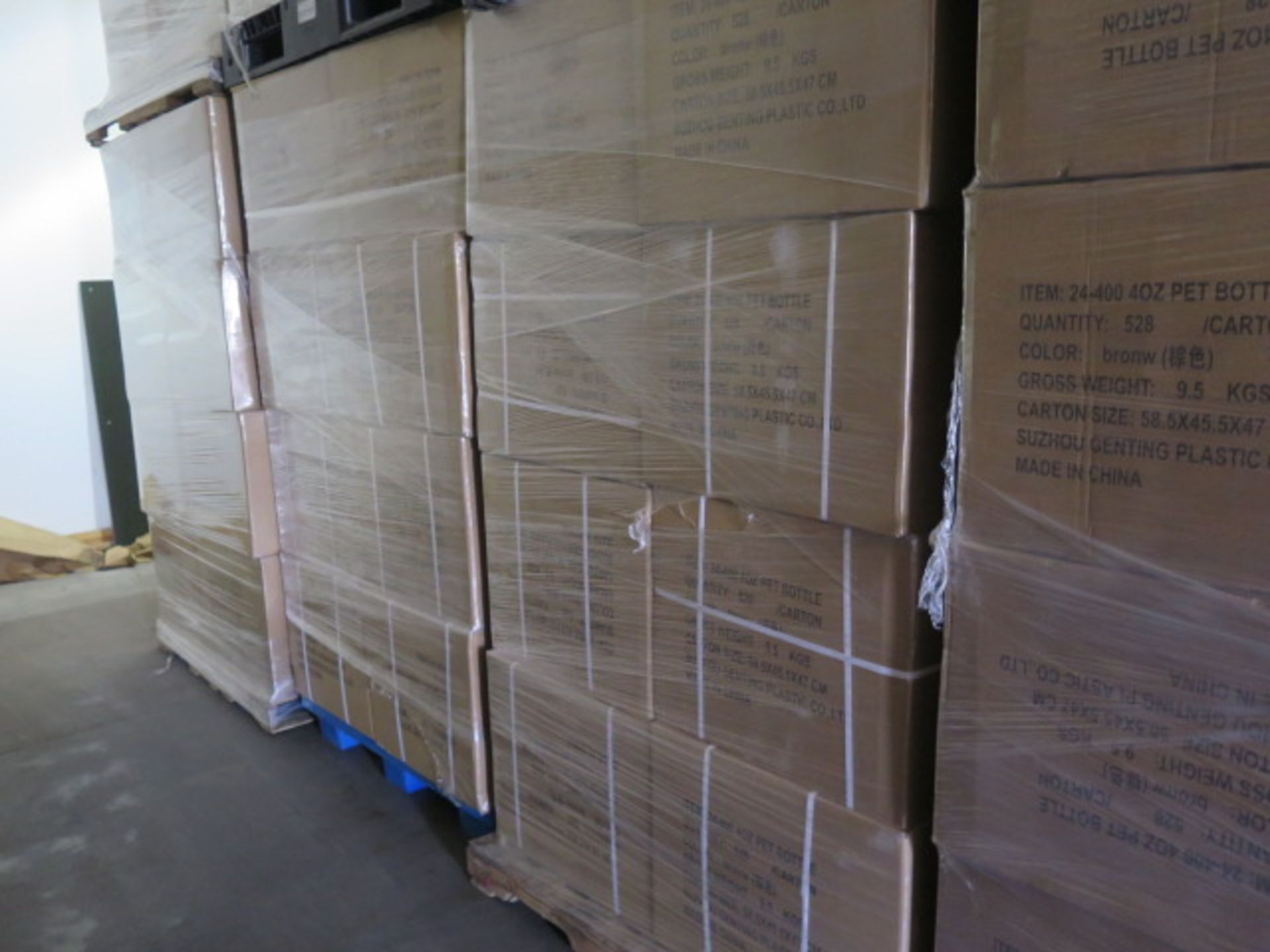 4 oz Brown 24-400 Plastic Bottles (16-Pallets) (Approx 135,000 Bottles) (SOLD AS-IS - NO WARRANTY) - Image 8 of 8