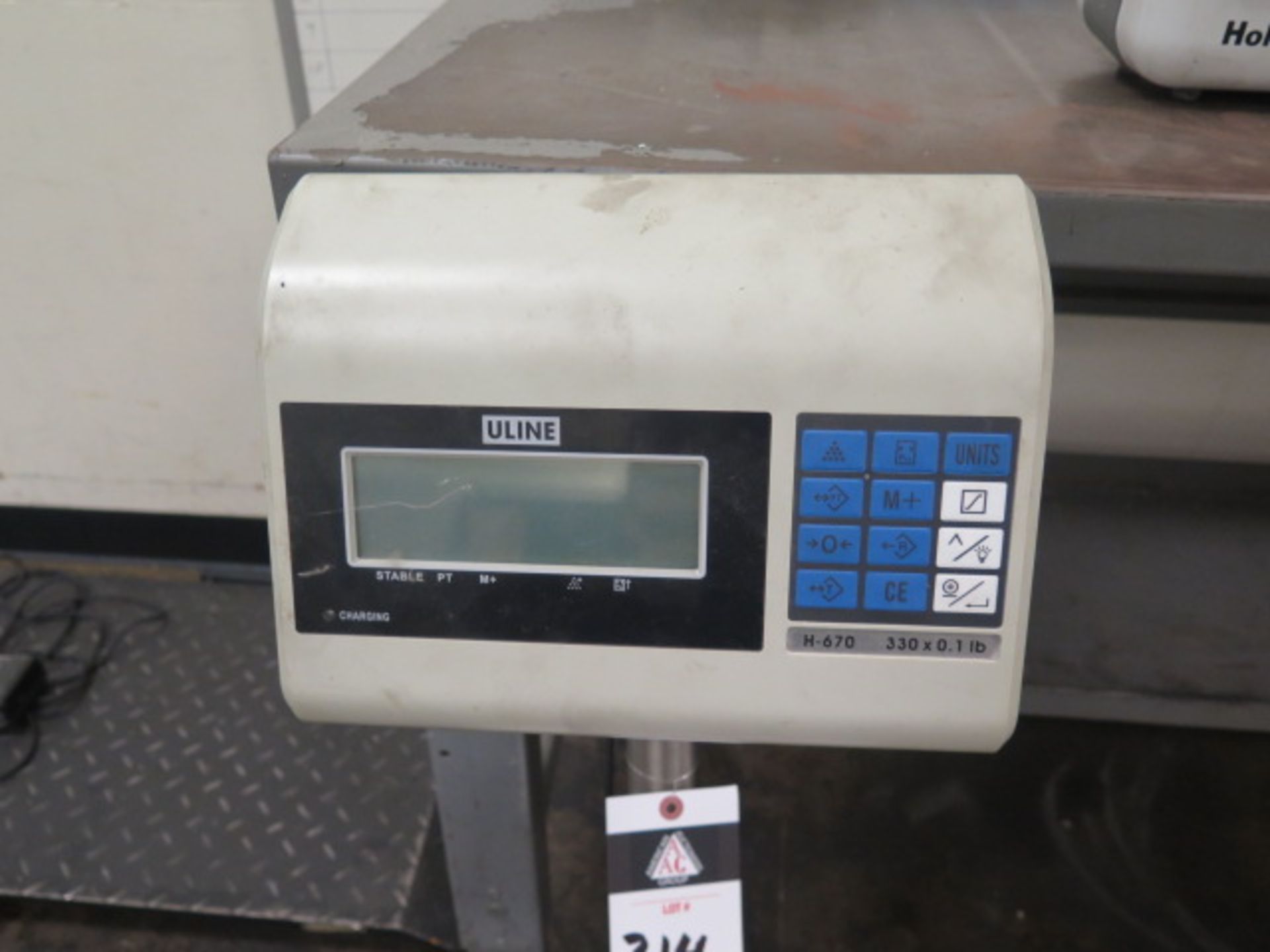 Uline H-670 330 Lb Cap Digital Scale (SOLD AS-IS - NO WARRANTY) - Image 3 of 3