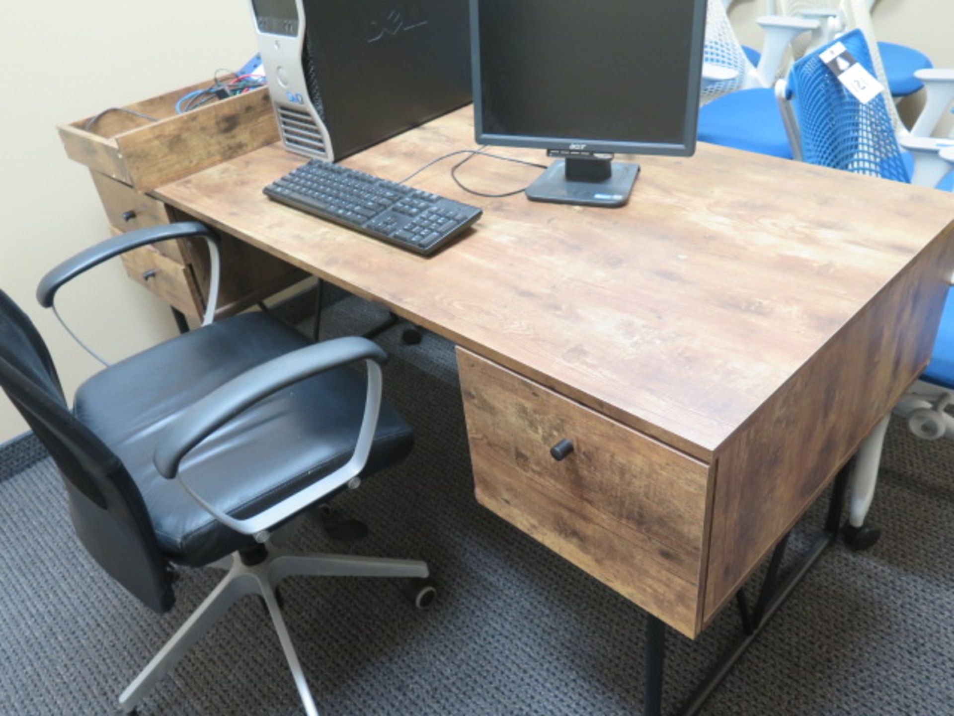 Souder Modern Office Furniture (1) Desk w/ Chair (SOLD AS-IS - NO WARRANTY) - Image 2 of 3